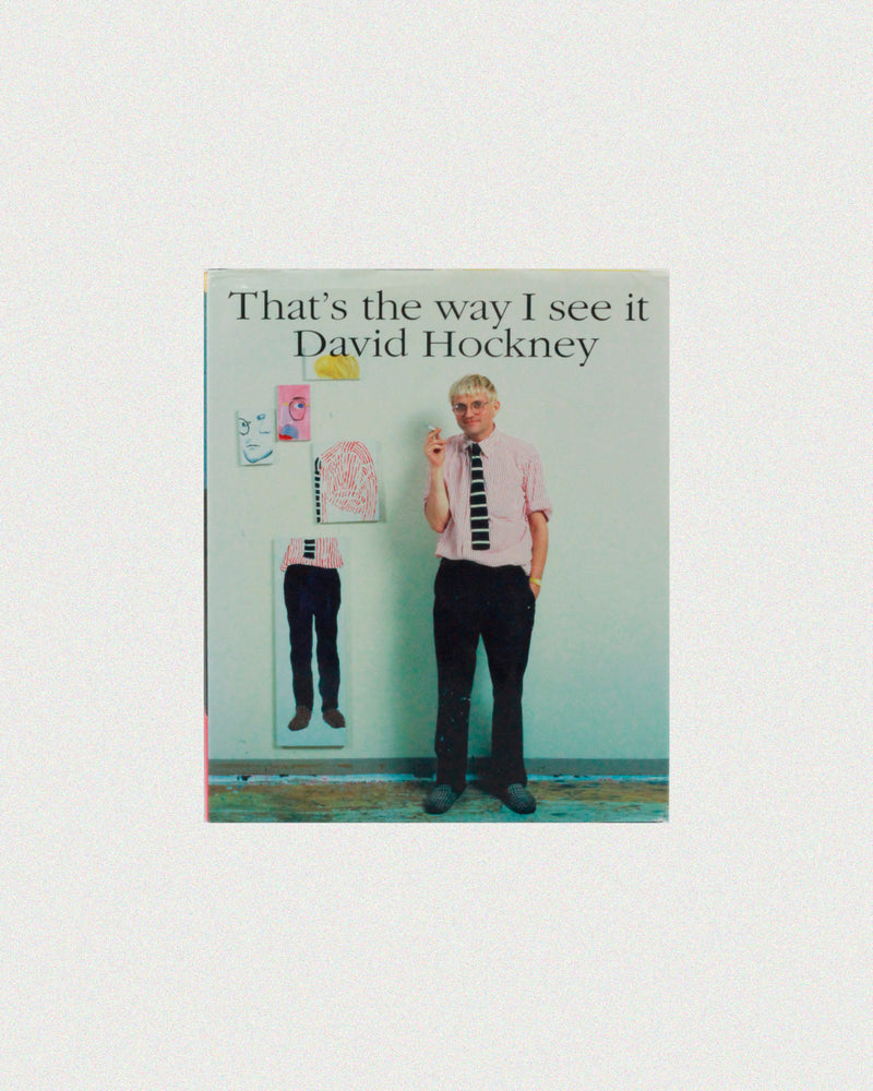 That's the way I see it: David Hockney by Boga Avante Shop | The Oblist — paperback cover, colorful illustrations