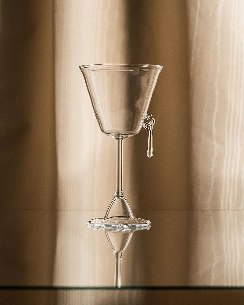 Sospesa Hand-Blown Wine Glass by Agustina Bottoni | The Oblist