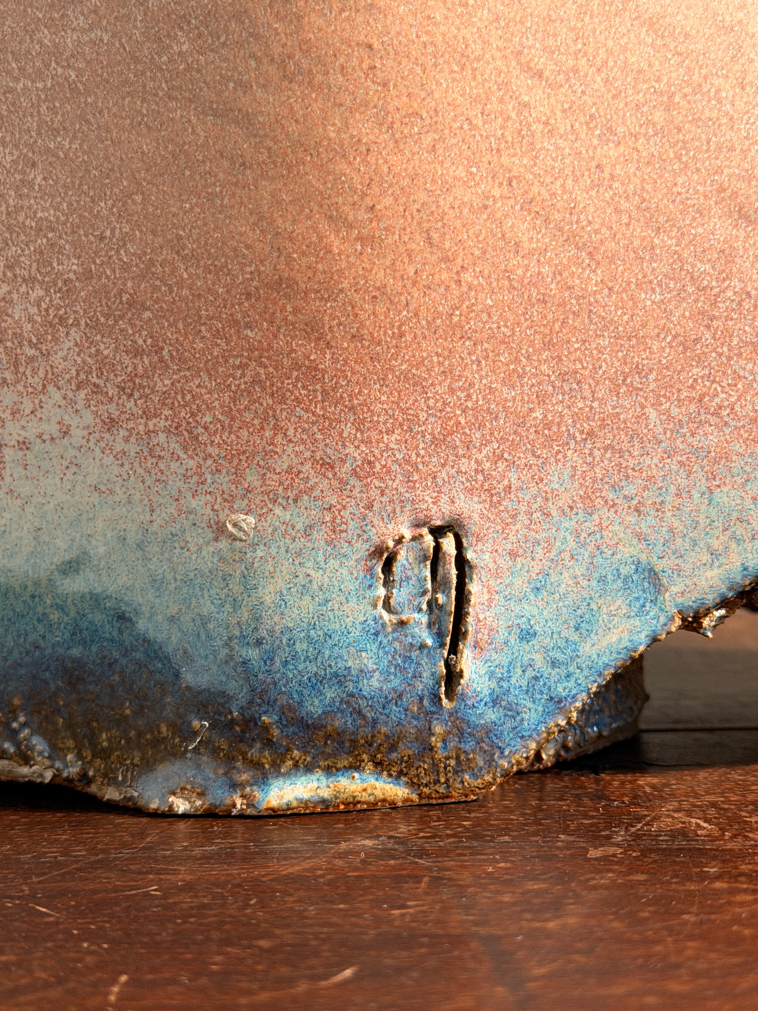 Monumental "Cloud" stoneware vase, France, 1970 — additional view