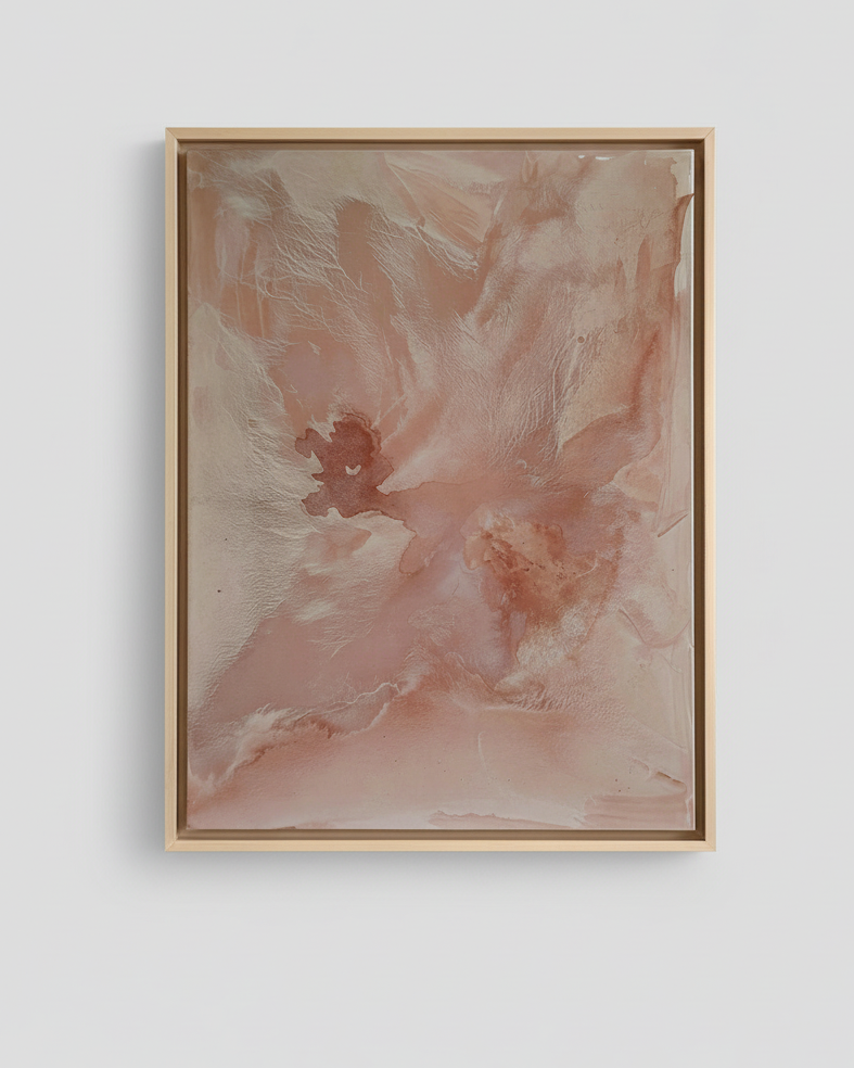 Blossom Painting by Jenna Bitar | The Oblist — pink watercolor on canvas
