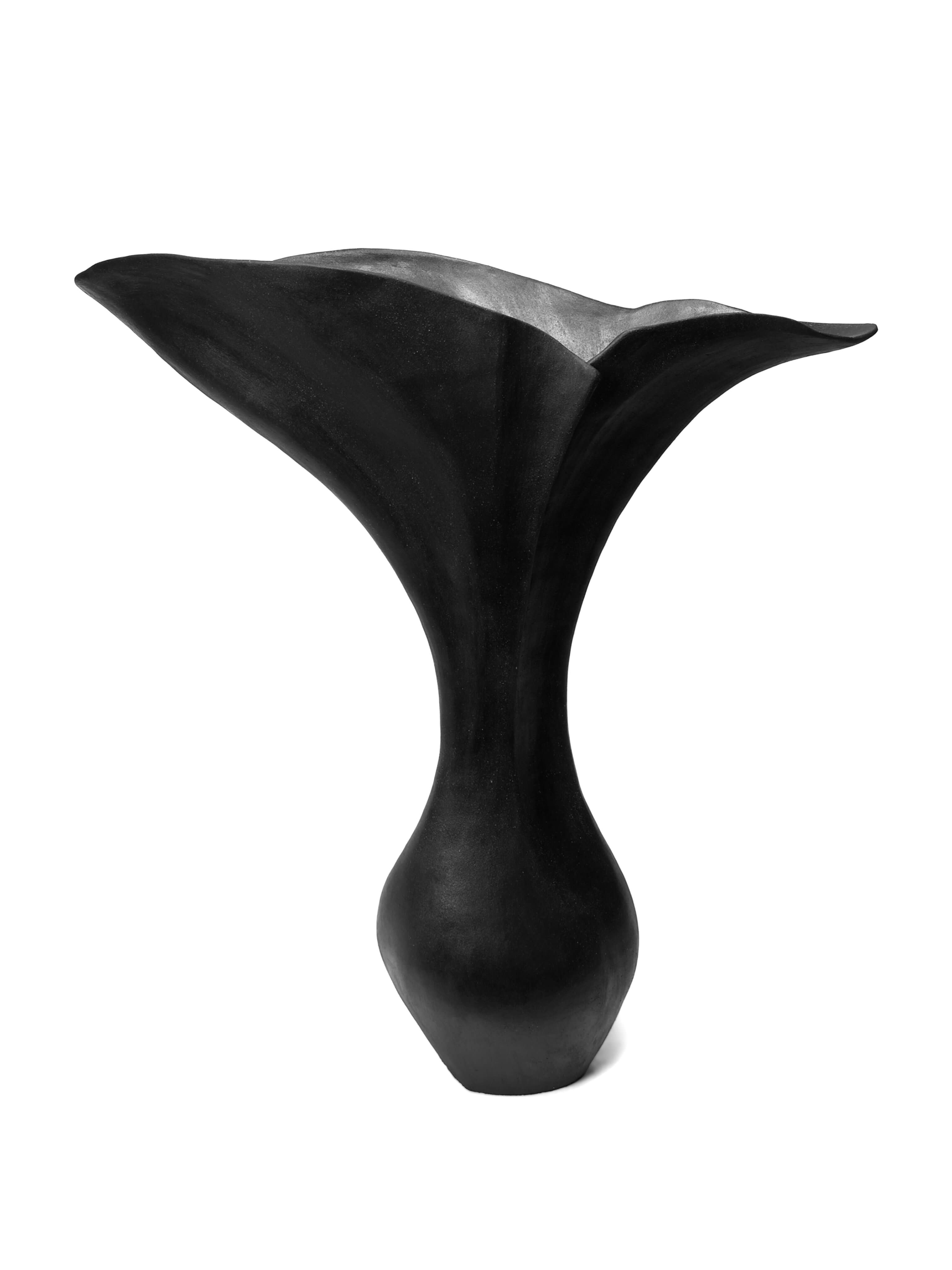 Contemporary Sculpture in Ceramic - MidNight Garden Collection - No. 120 — detail view