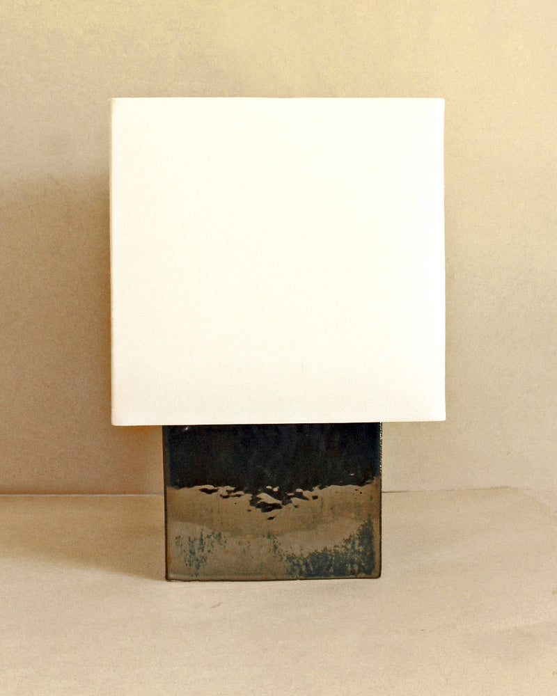 Barragán Lamp (Chrome) by Casa Veronica | The Oblist — chrome base, white shade