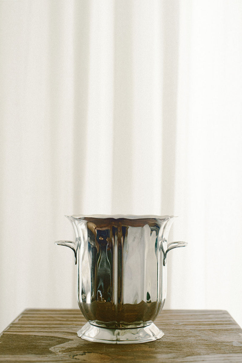 Guy Degrenne Stainless Steel Champagne Bucket by Arcā Collections | The Oblist