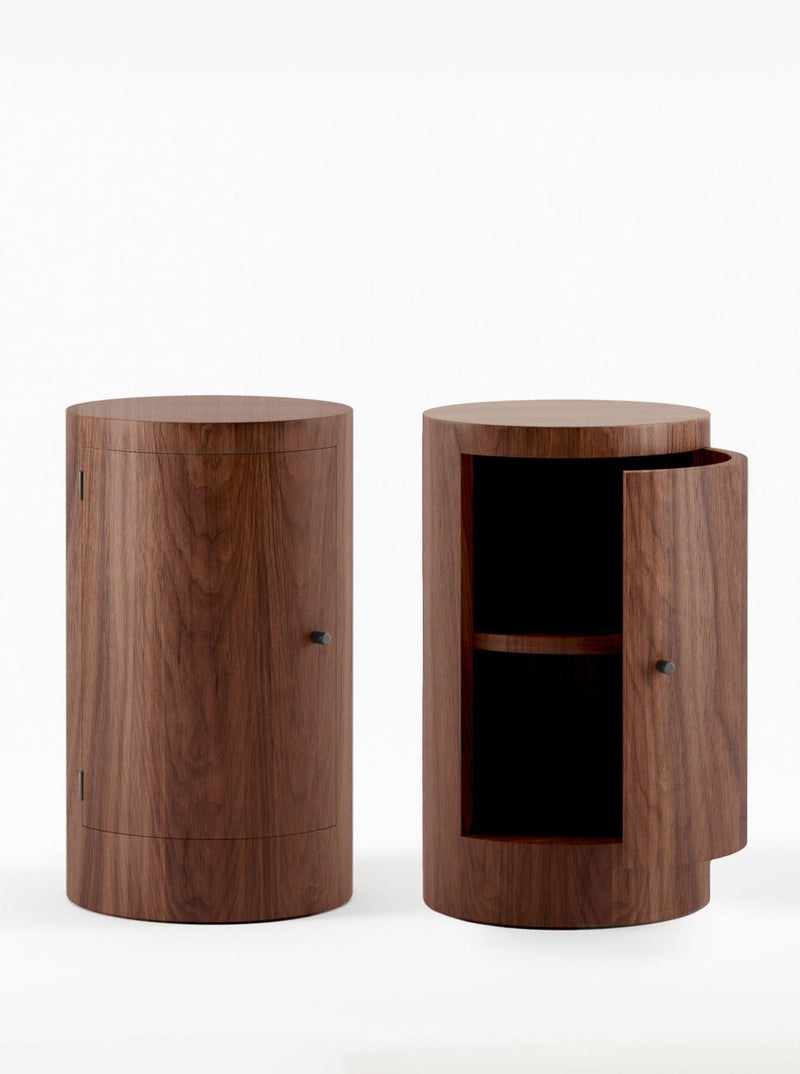 Pair of Constant Nightstand in Oiled Walnut — detail view