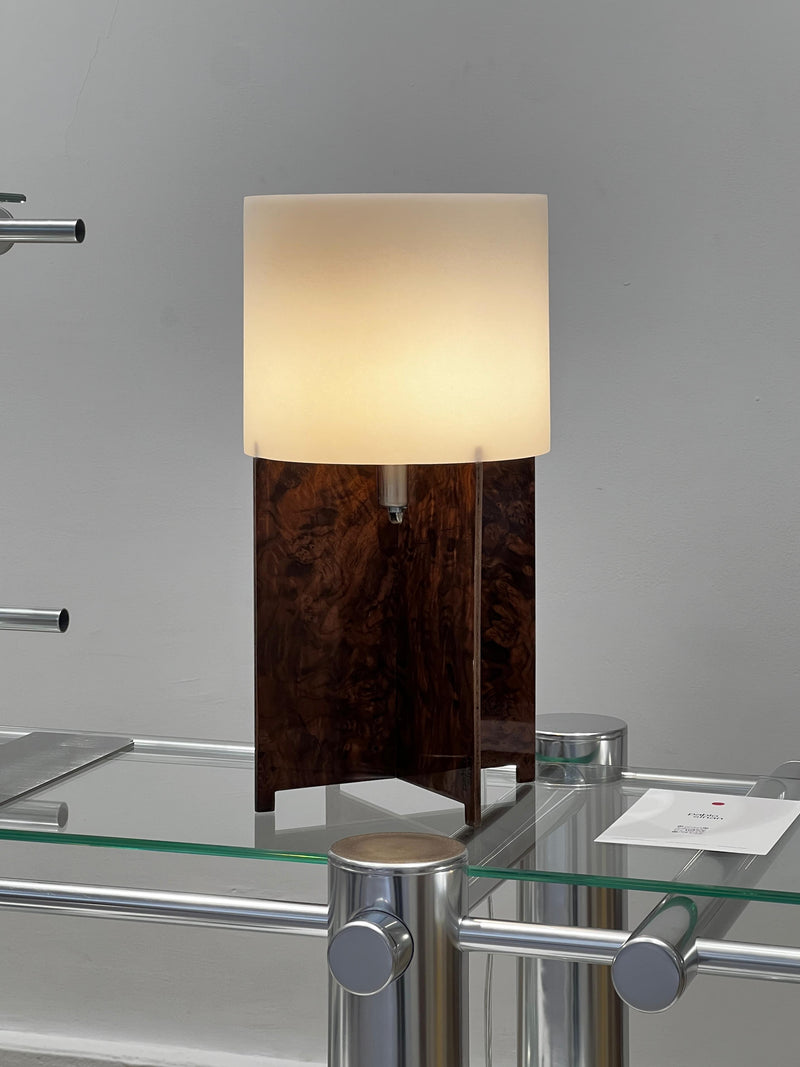 Lumix Table Lamp Walnut Wood — detail view