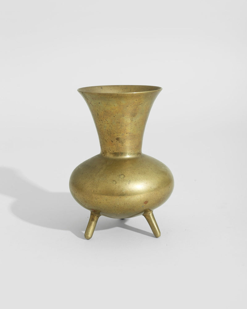 Modernist Brass Vessel by Villa | The Oblist