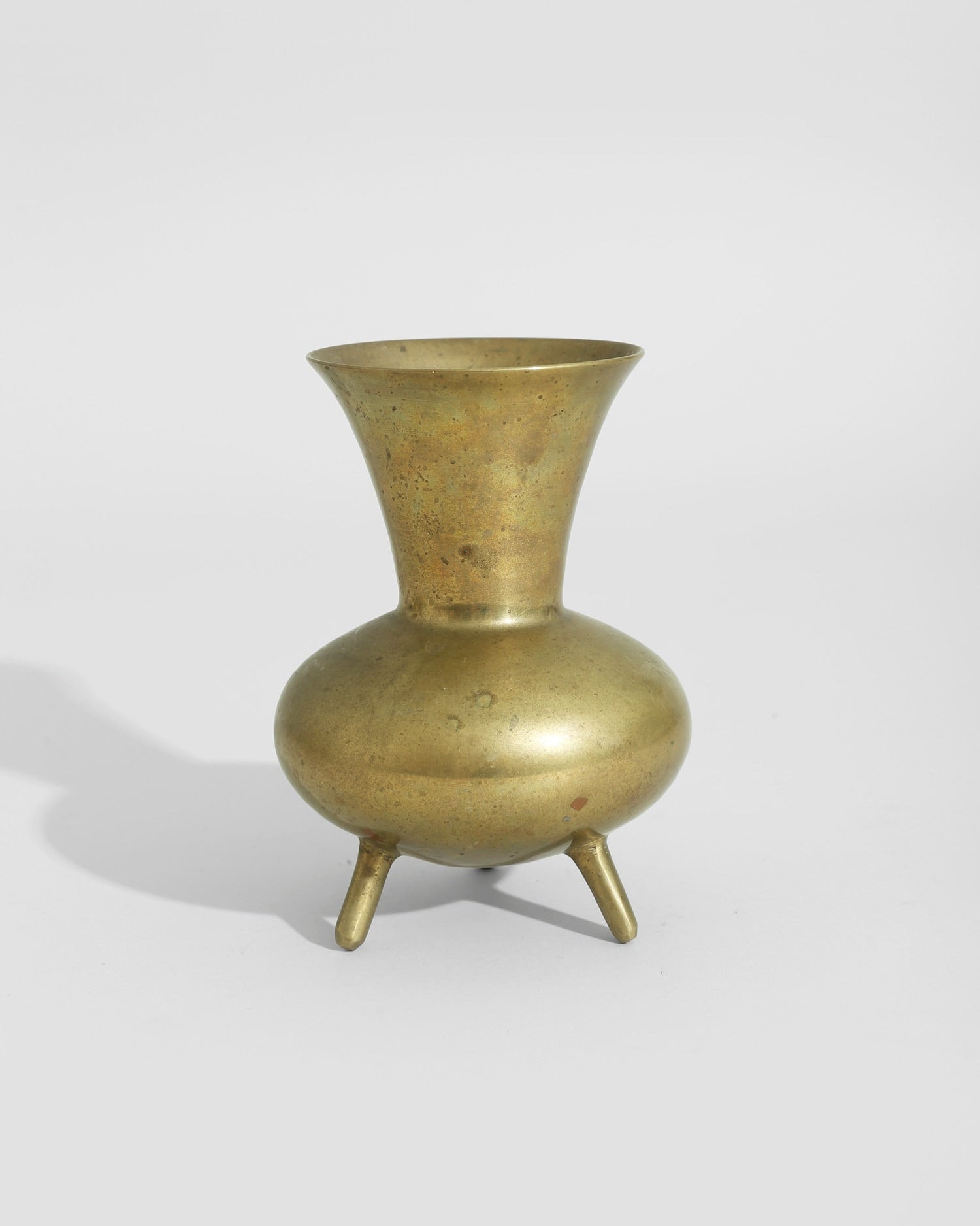Modernist Brass Vessel by Villa | The Oblist