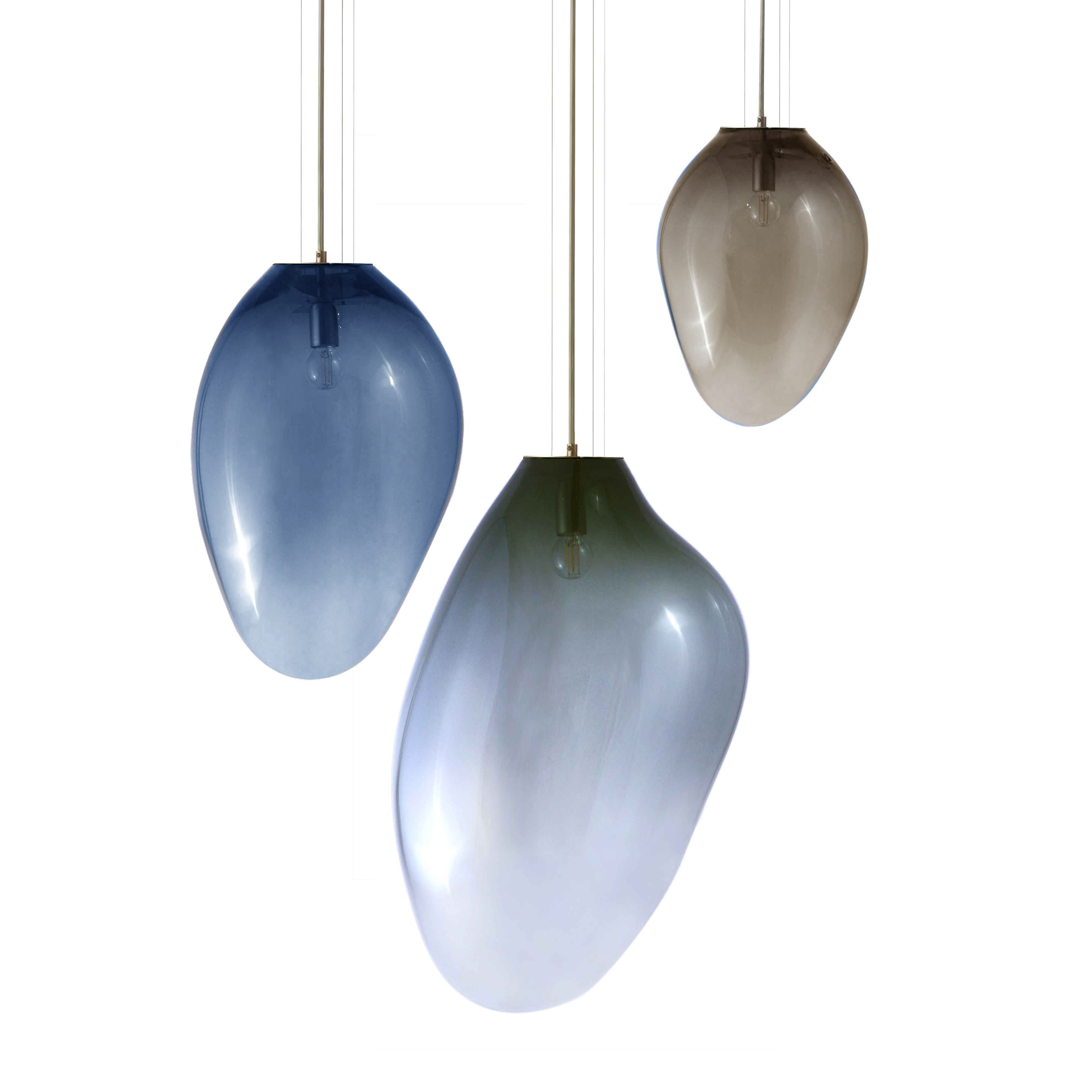 CERES pendant - size M (H:40cm), L (H: 43cm), XL (H:49cm) - group of glass pendants in varying colors