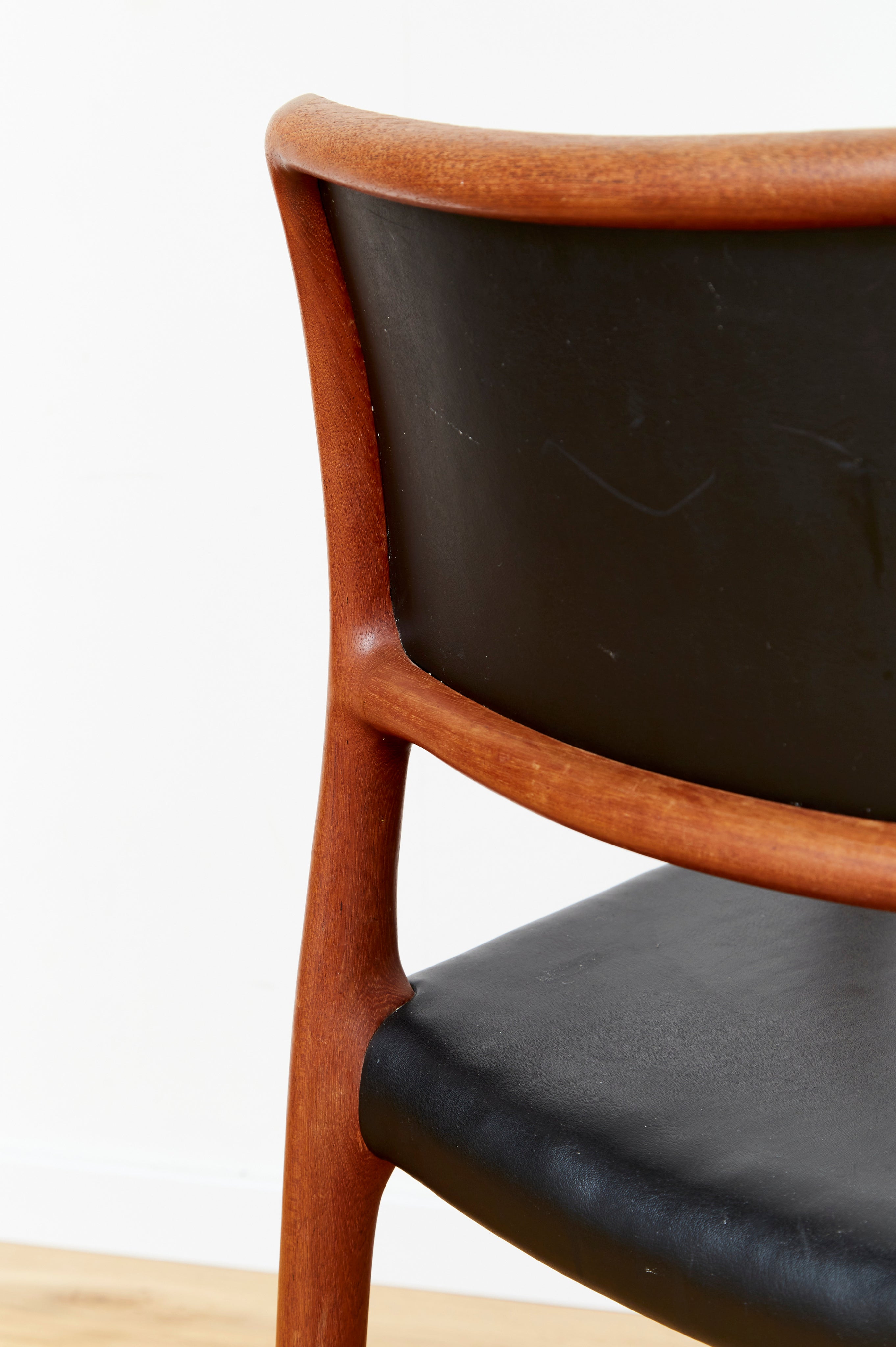 M*T様 希少品/ヴィンテージ　Knoll/ノール/ノル 本革オットマン　本革ス Chair Niels Otto Møller Chair No.65 for J.L. Møller