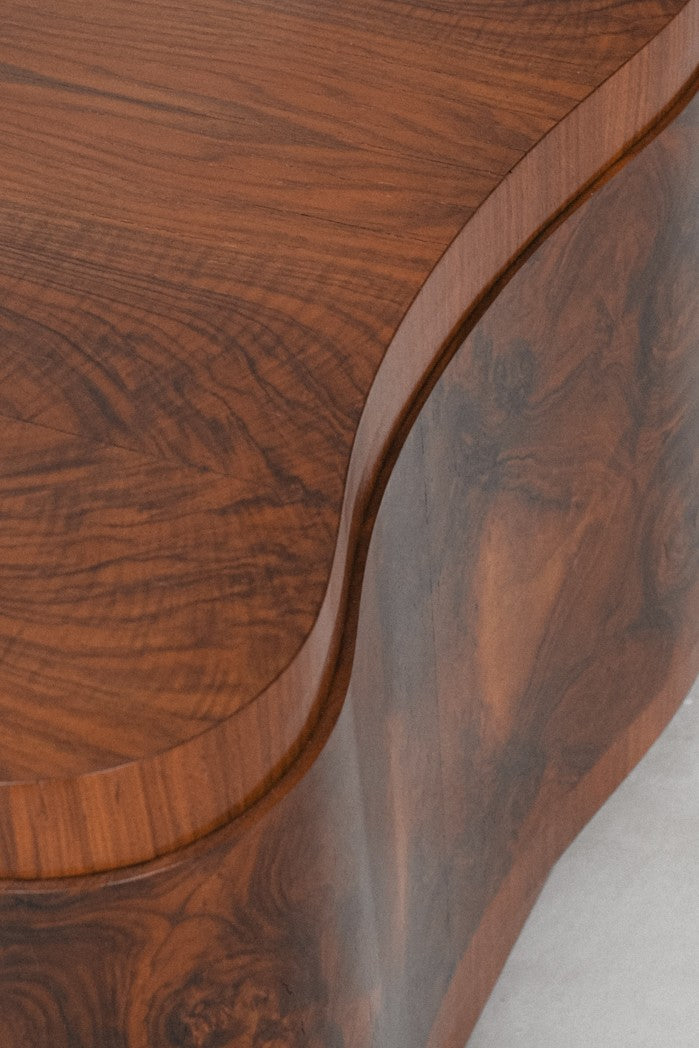 Elegant Art Deco Burr Walnut Cabinet — view 9