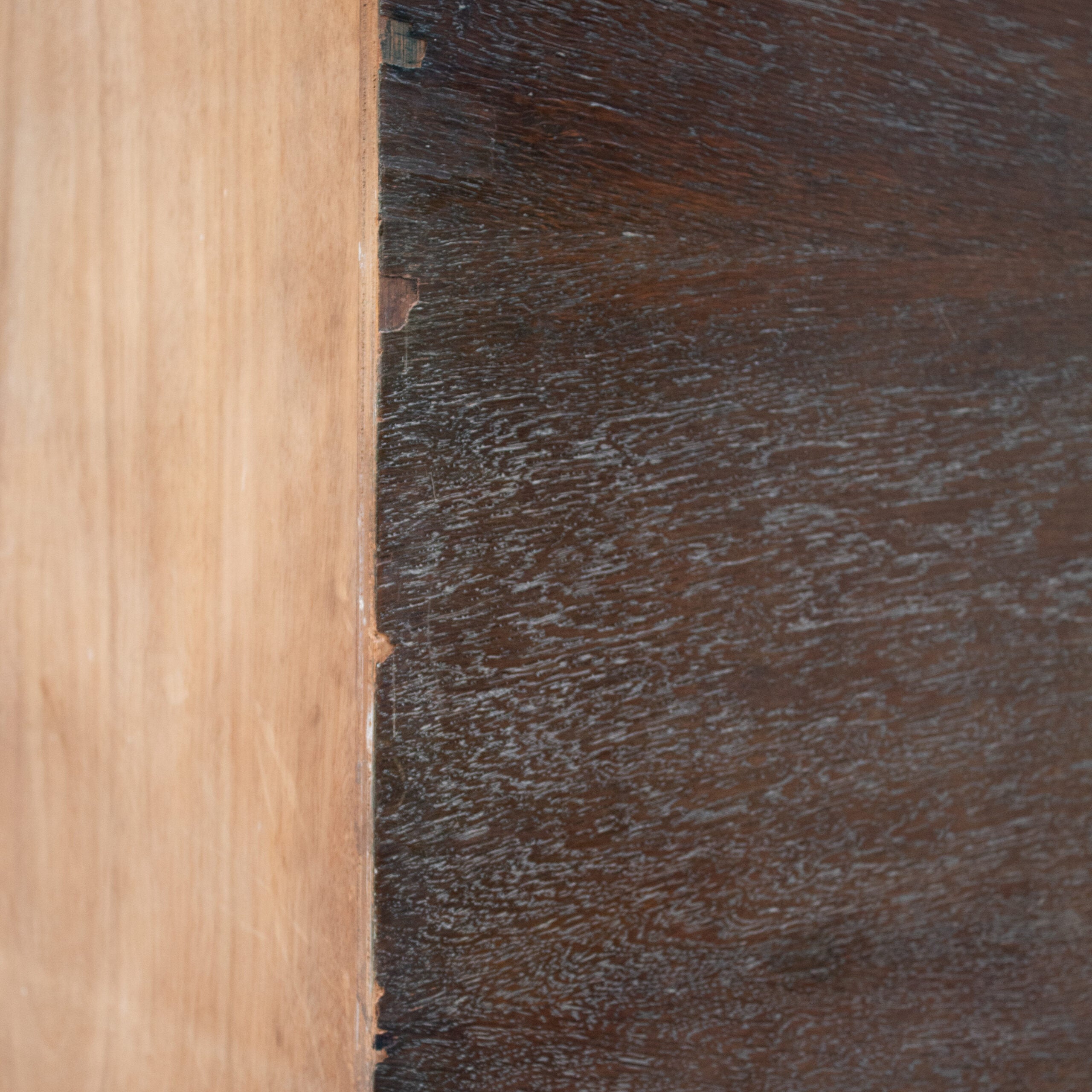 Claude Vassal Vintage Wardrobe Cabinet in Solid Oak — alternate view