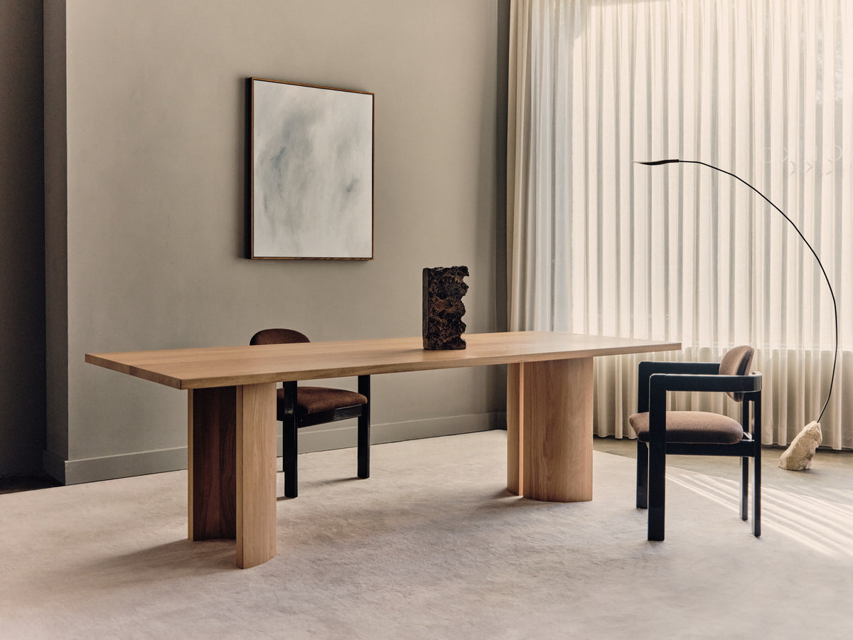 Aperta Rectangular Table - Single Base by Mokko | The Oblist