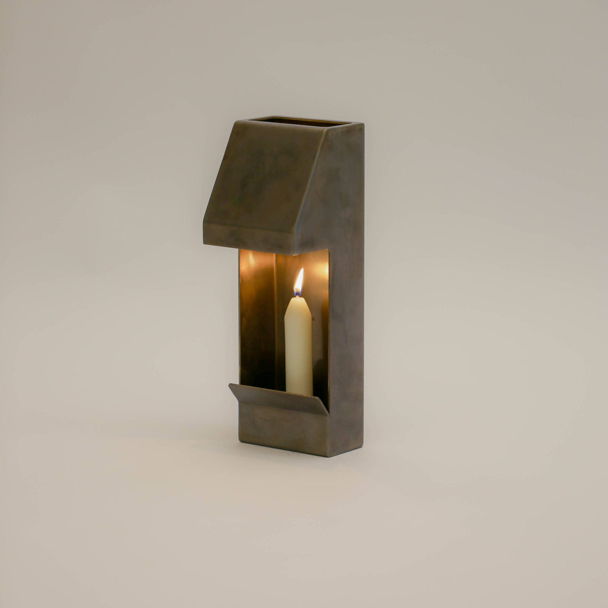Egress Sconce in Brass — detail view