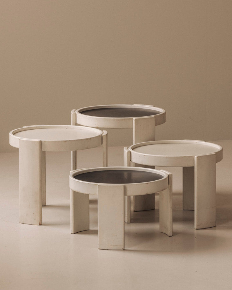 Model 780 side tables by Gianfranco Frattini for Cassina, Italy 1960s by Modern Living | The Oblist