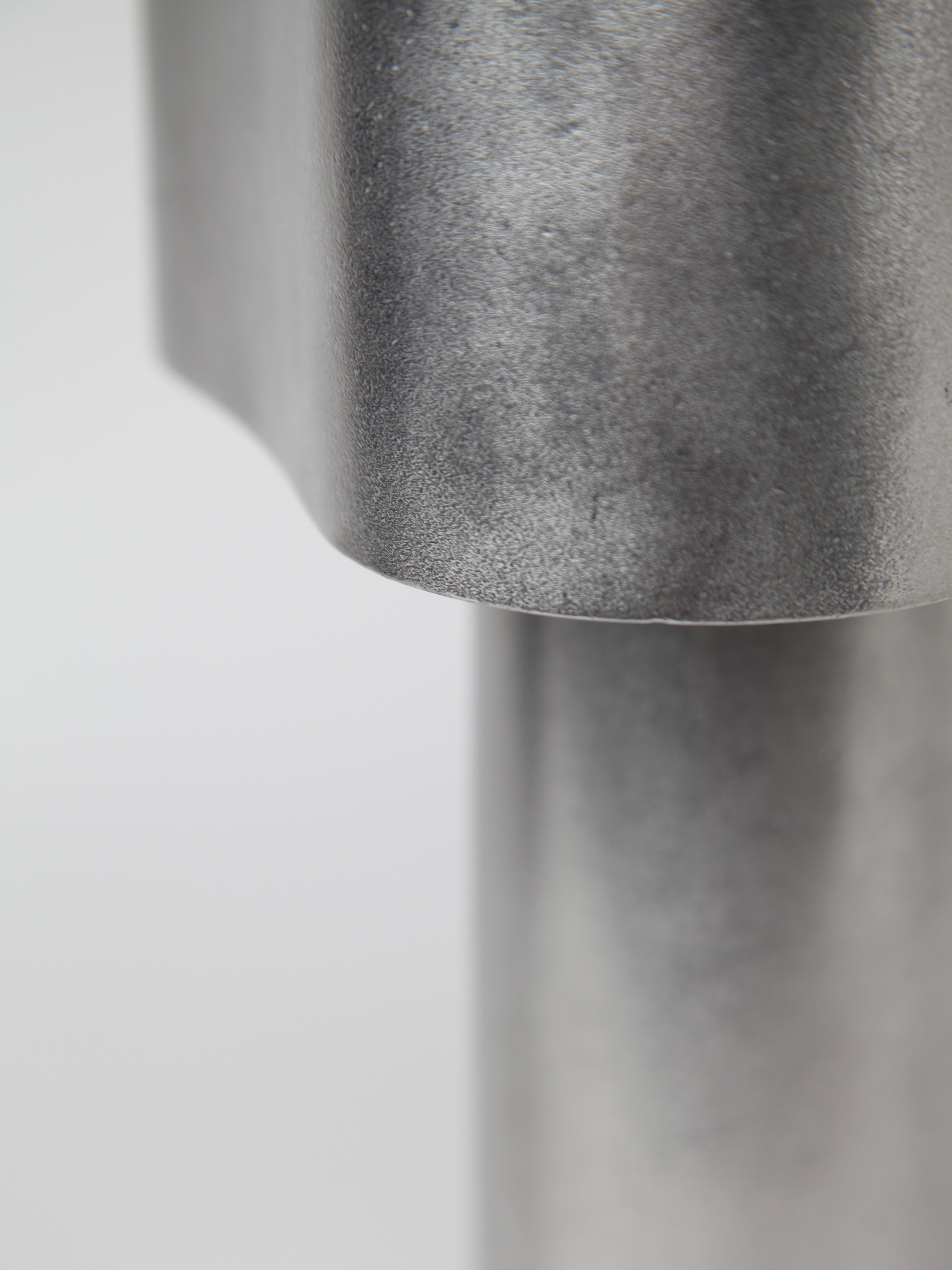 Coy Table Lamp - Aluminium — side angle