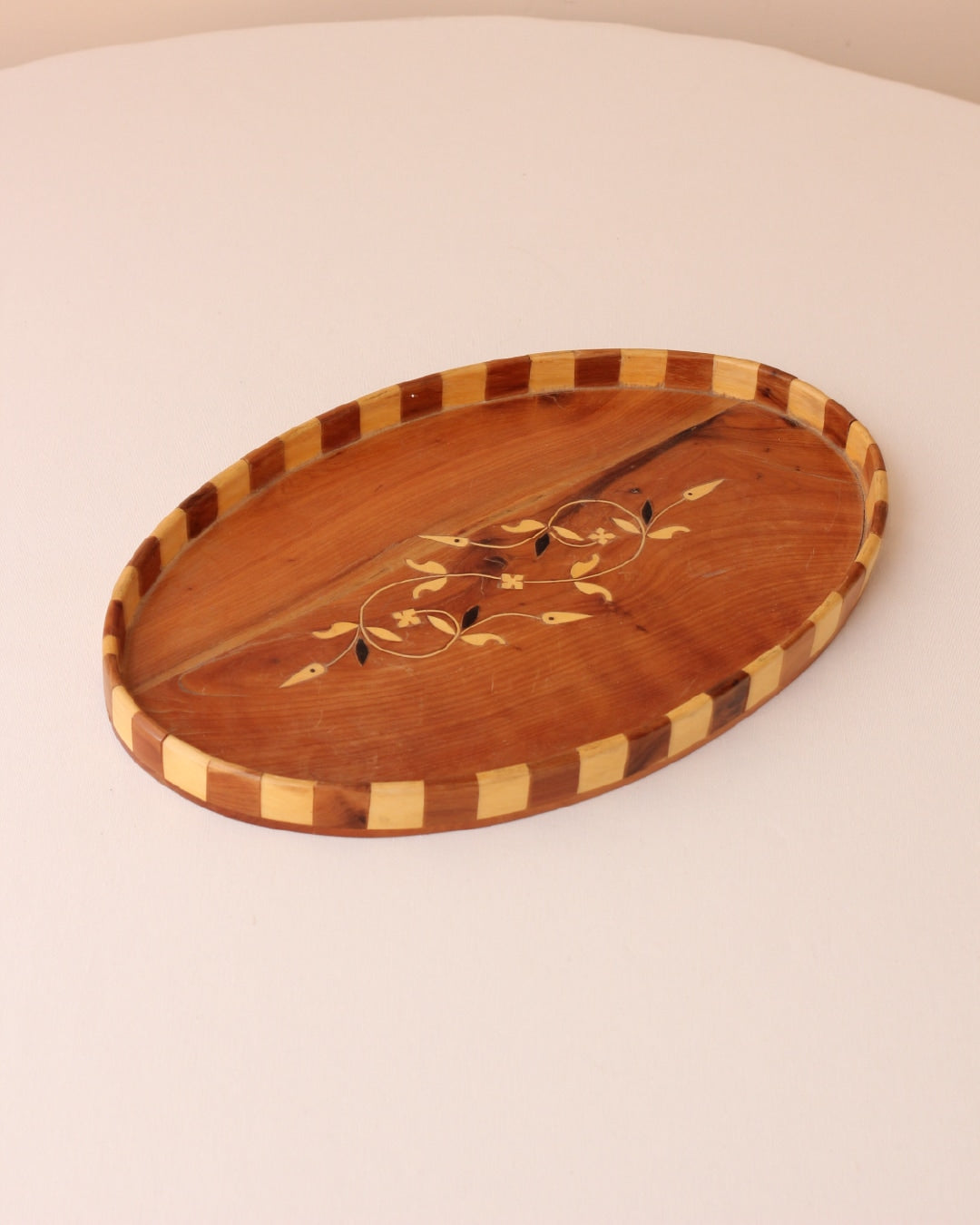 Wooden Marquetry Tray by Boga Avante Shop | The Oblist