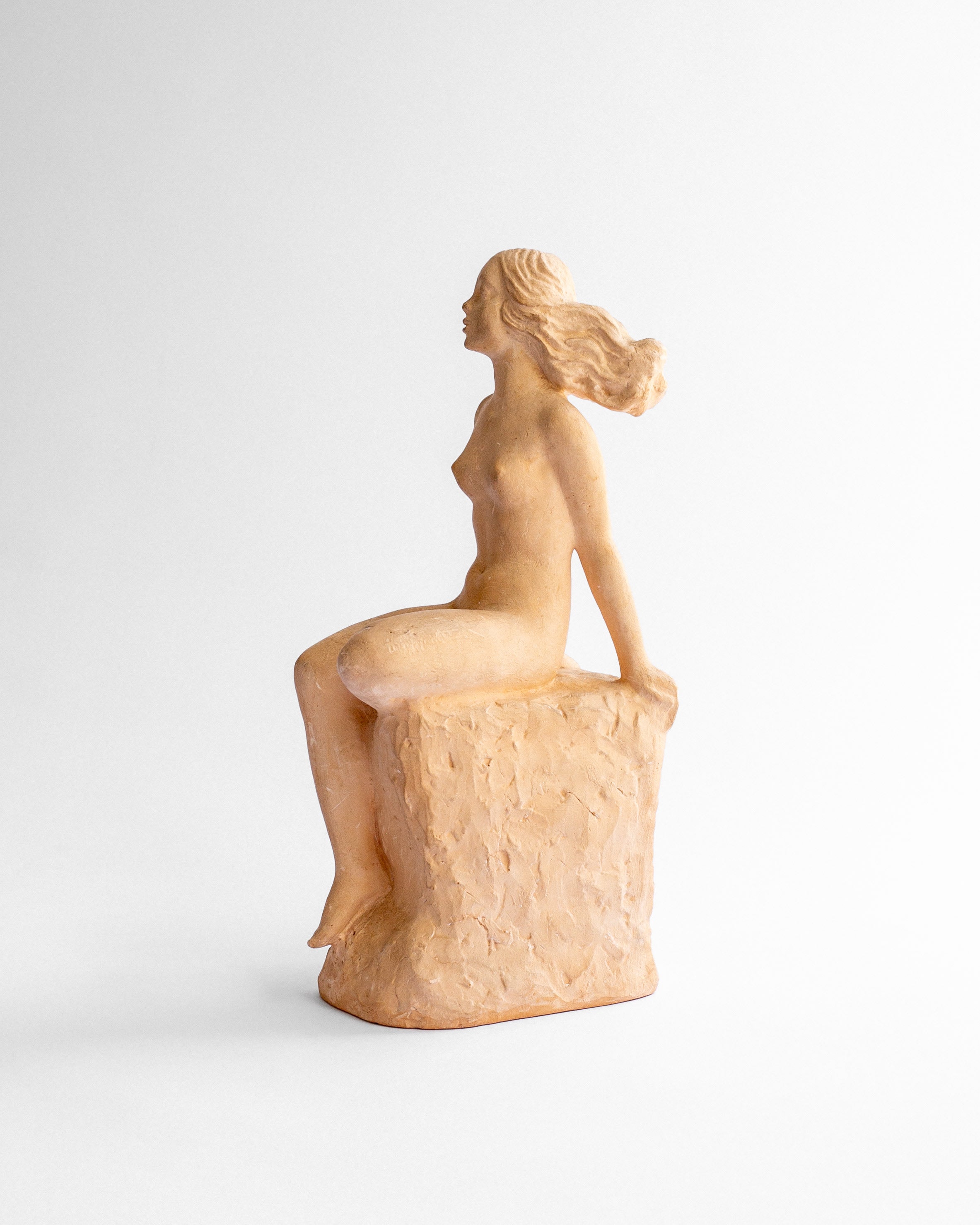 Plaster Sculpture of a Female Figure by Carin Nilsson, Sweden, 1944 — lifestyle setting