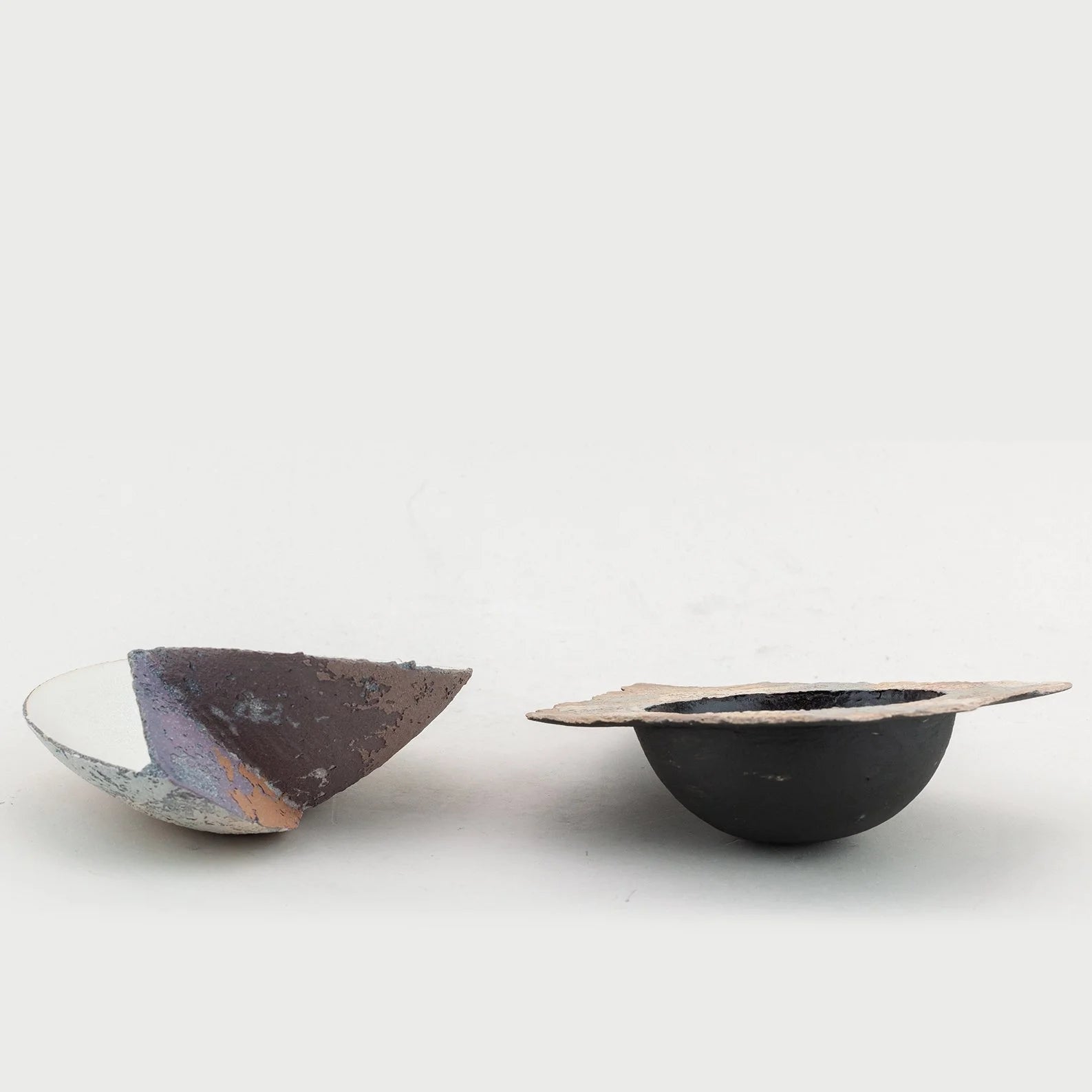 Pair of Decorative Sculptural Bowls — lifestyle setting