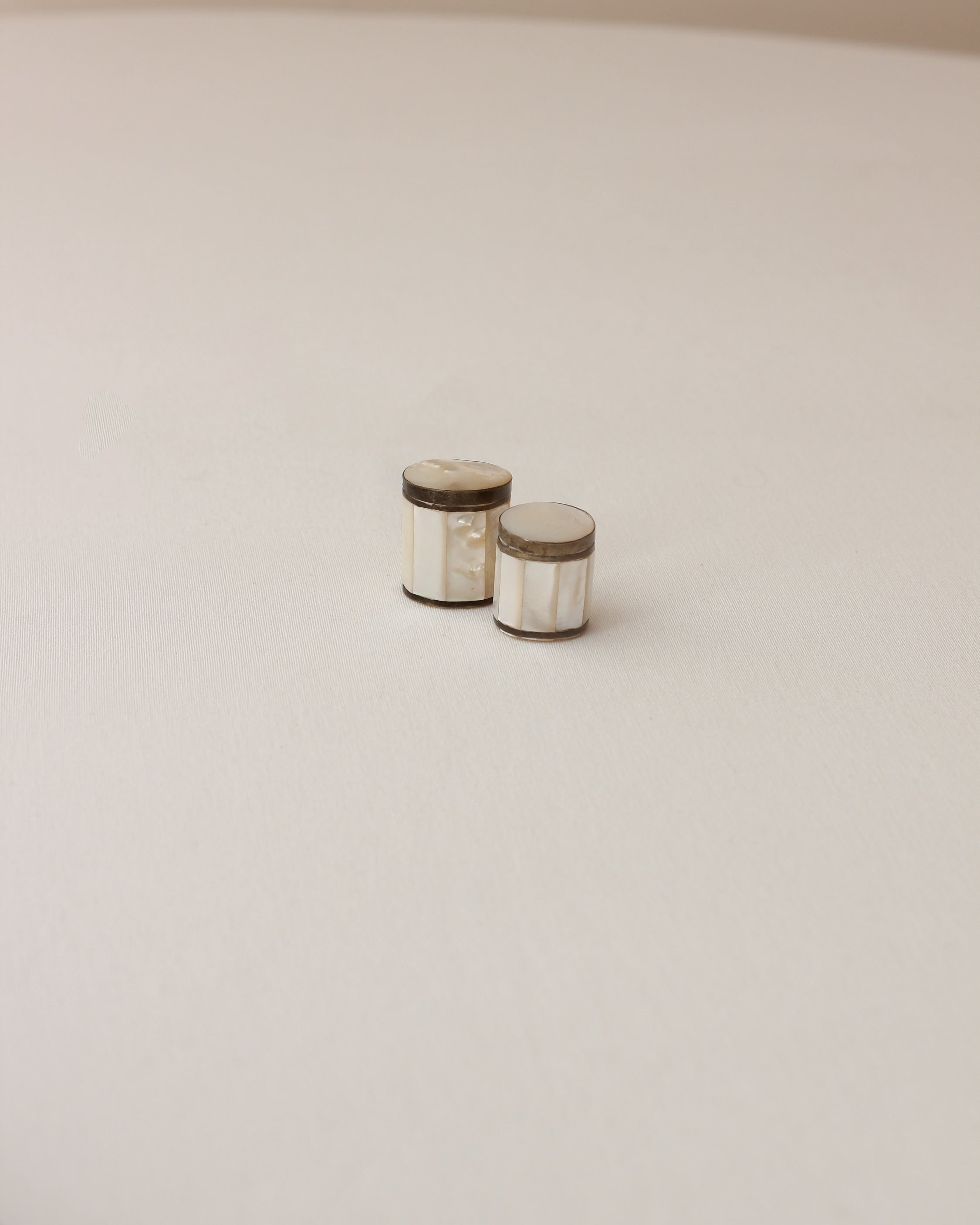 Mother-of-pearl Pill Boxes — detail view