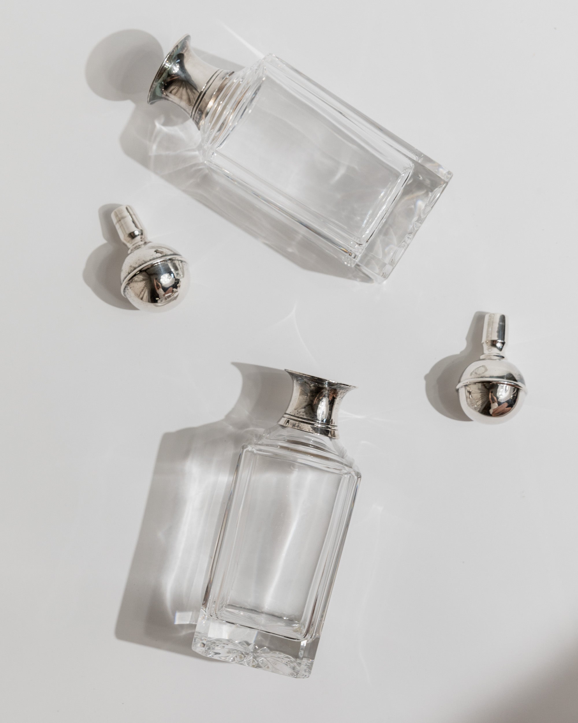Set of Glass Decanters 1950s