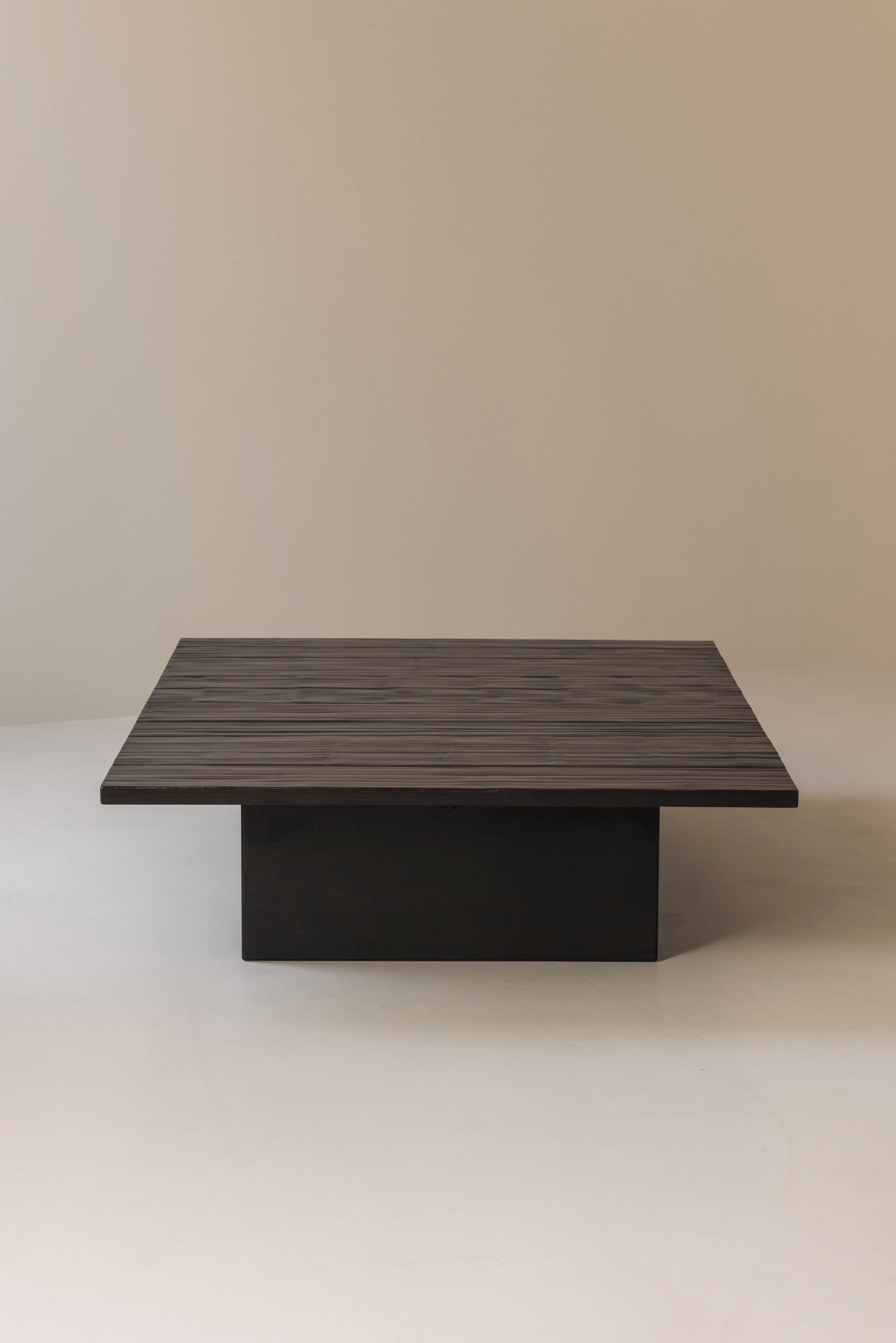Large Rectangular Bamboo Coffee Table by Modern Living