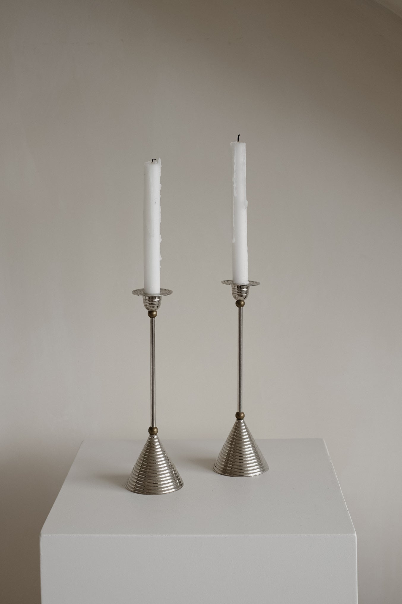 Art Deco Candle Holders by septembre studios | The Oblist