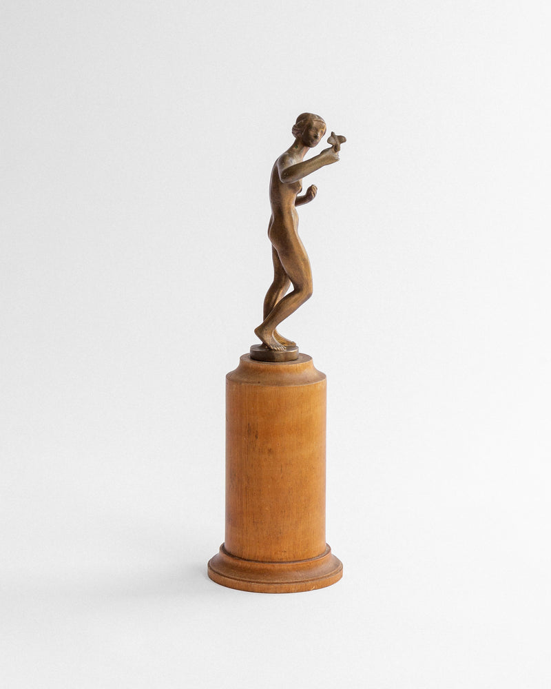 Neoclassical Bronze Sculpture by Tore Strindberg, Sweden, 1920s-30s by Spigel | The Oblist
