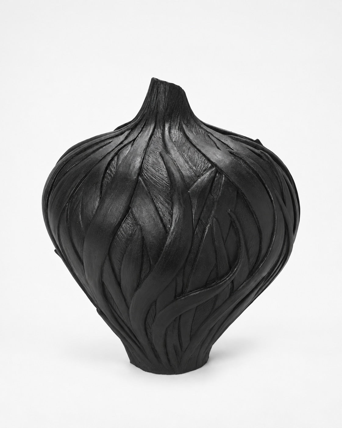 Contemporary Sculpture in Ceramic - MidNight Garden Collection - No 122 — detail view