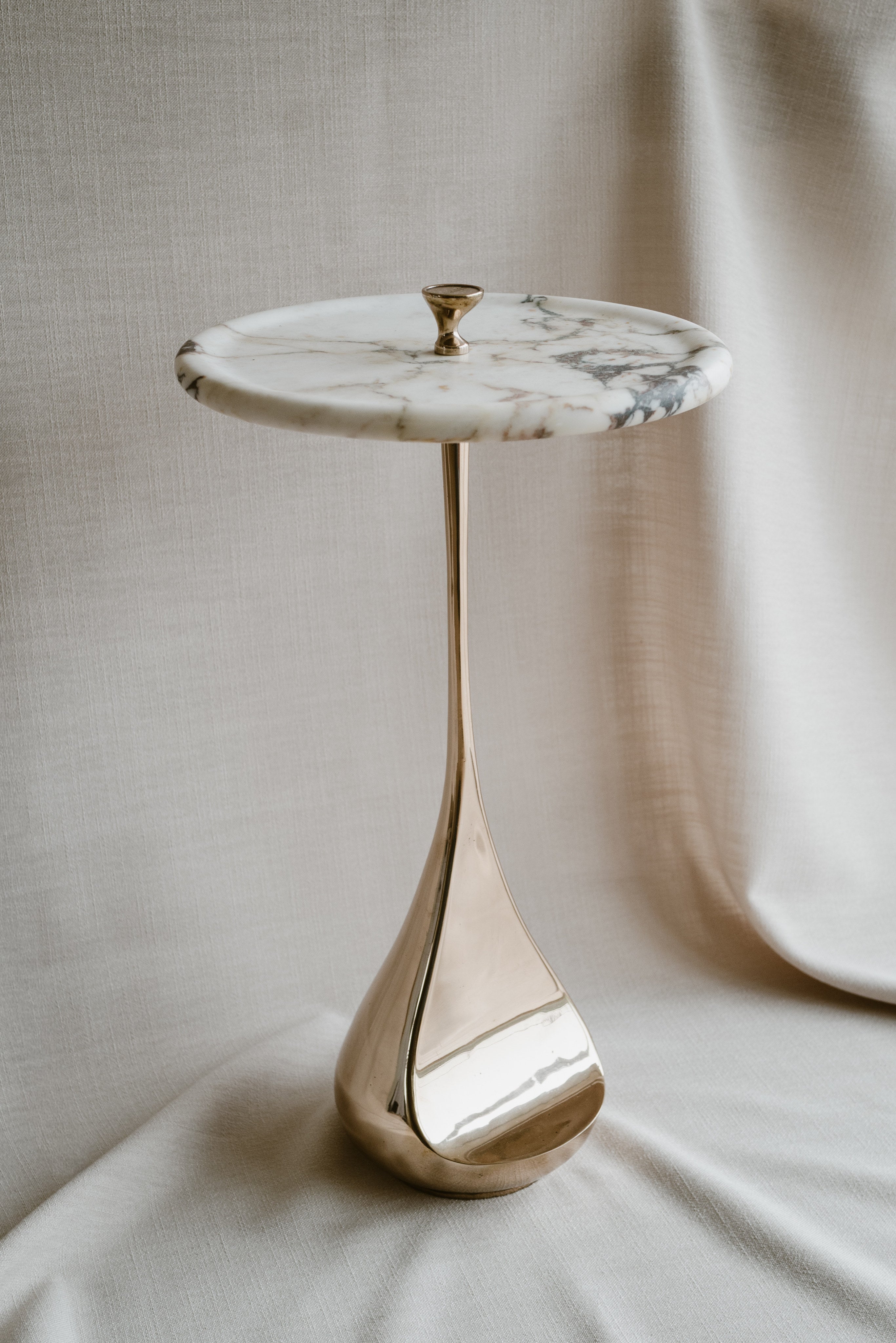 Cabriole Cocktail Table — side angle