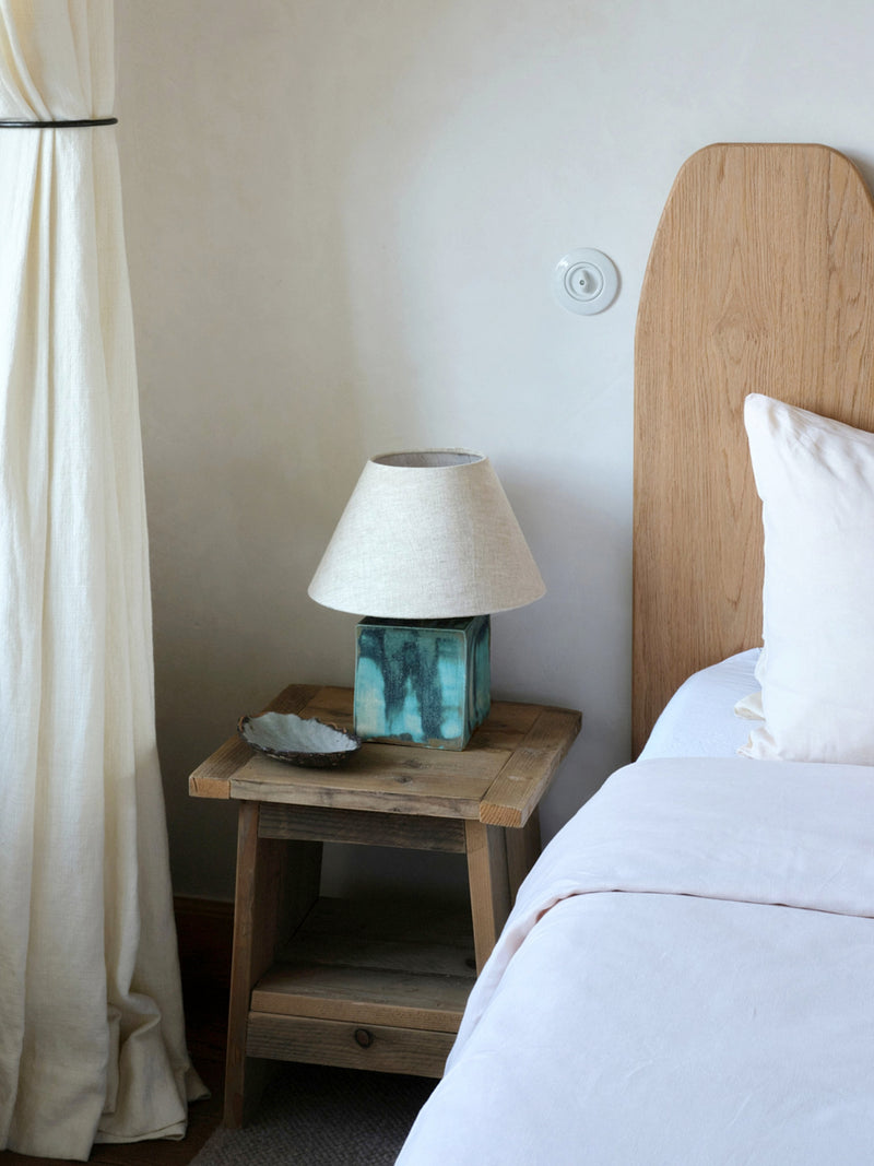 Arouca Table Light by Project 213A | The Oblist — handcrafted ceramic, turquoise color