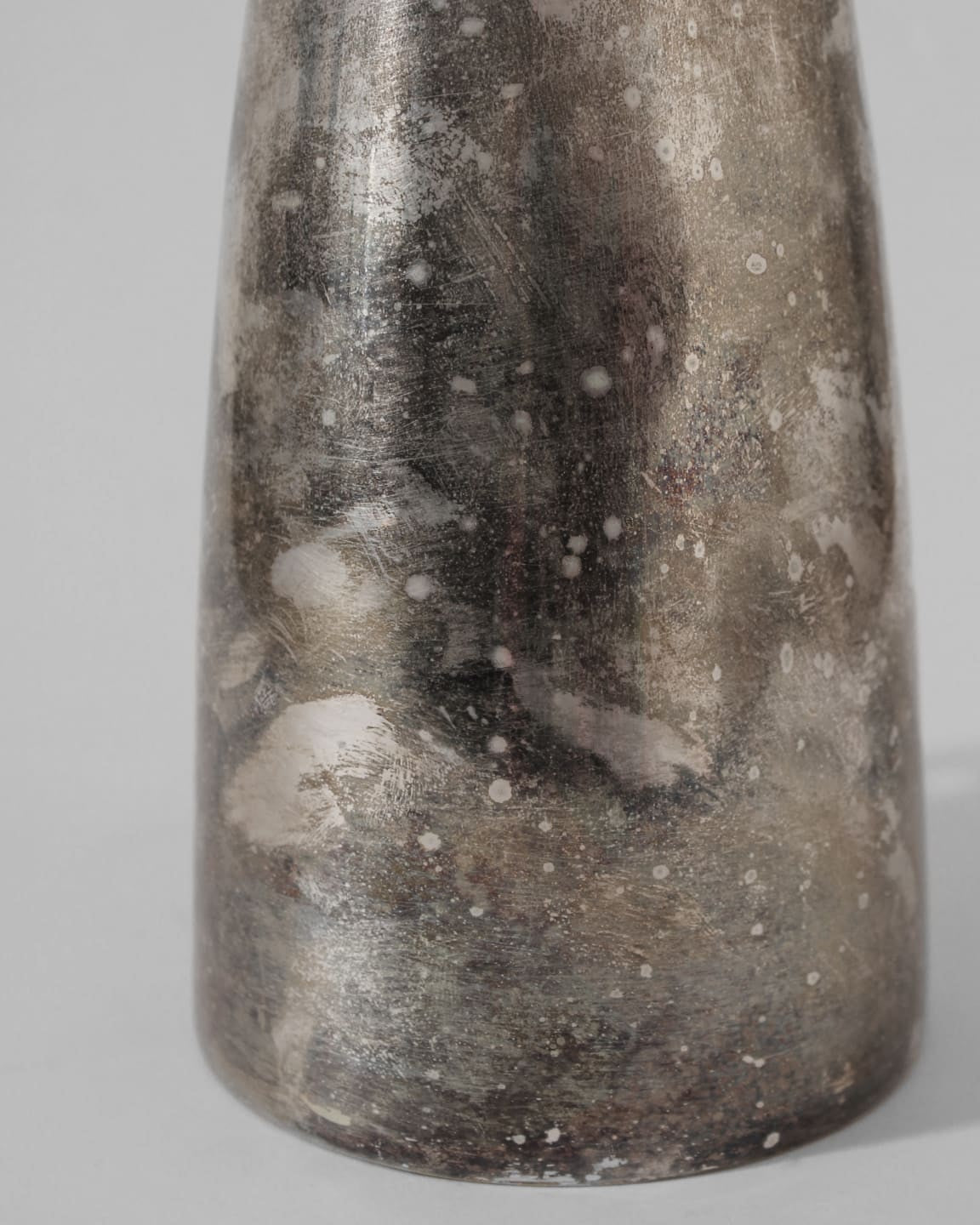 Silver Plated Vintage Table Lamp, Germany, 1950s