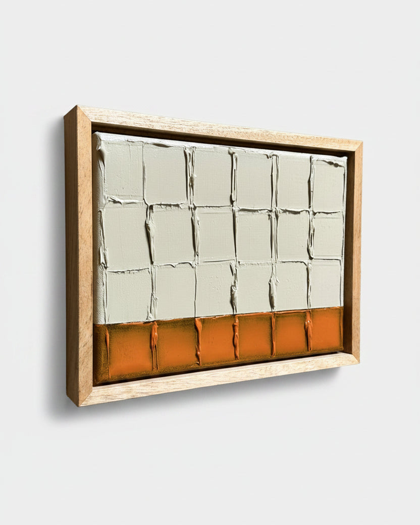'Horizon Orange' Painting — detail view