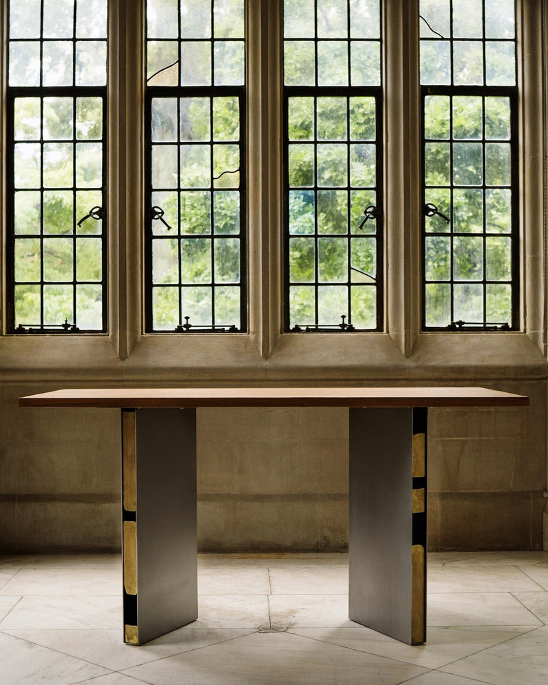 Relic Steel & Brass Table by Copeland Studio | The Oblist