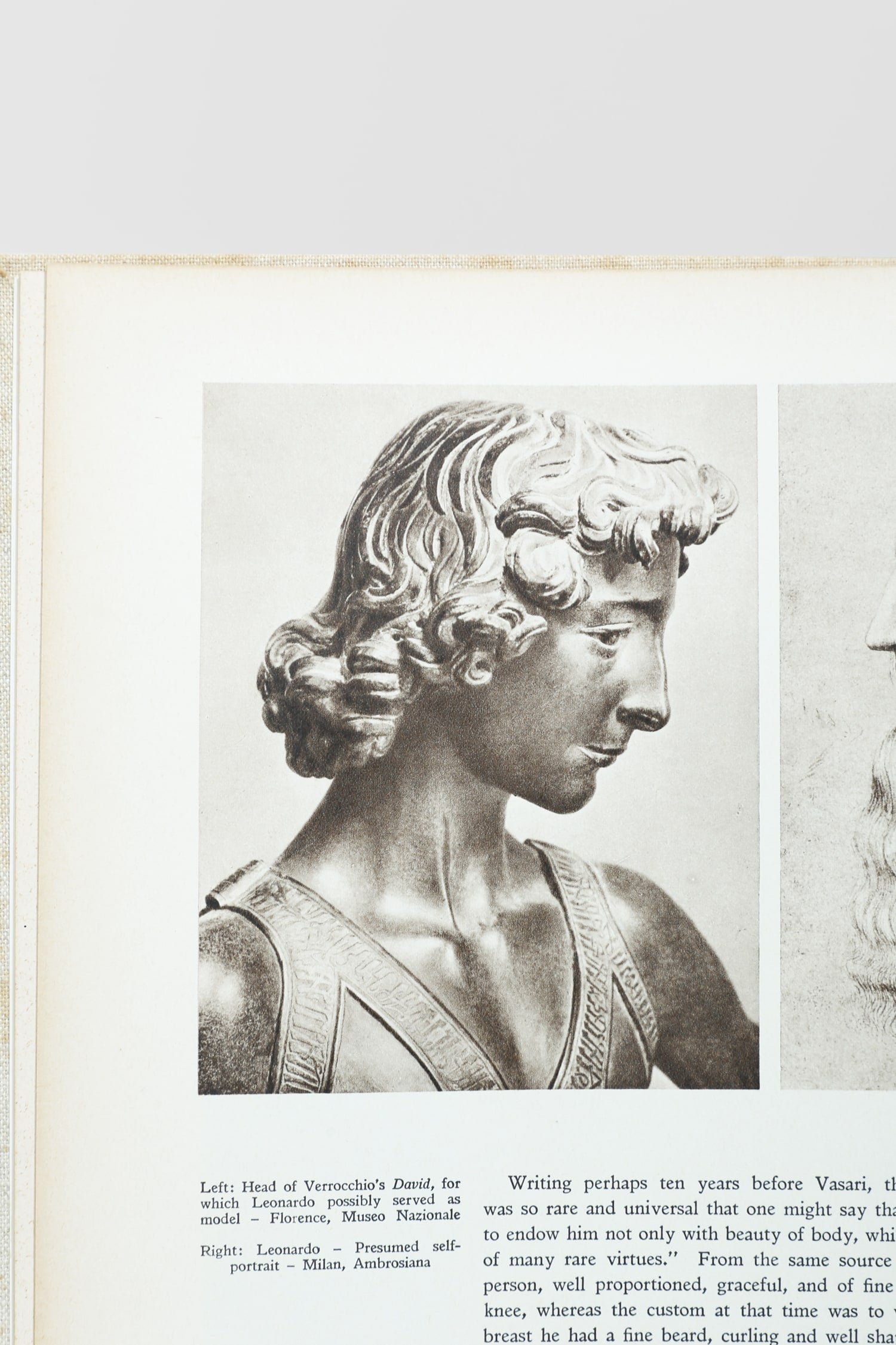 Leonardo da Vinci Book, 1956 — lifestyle setting