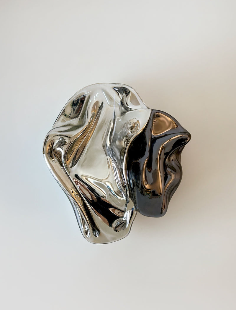 Nacre I' Sculpture by HOMA | The Oblist — metallic finish, contemporary design