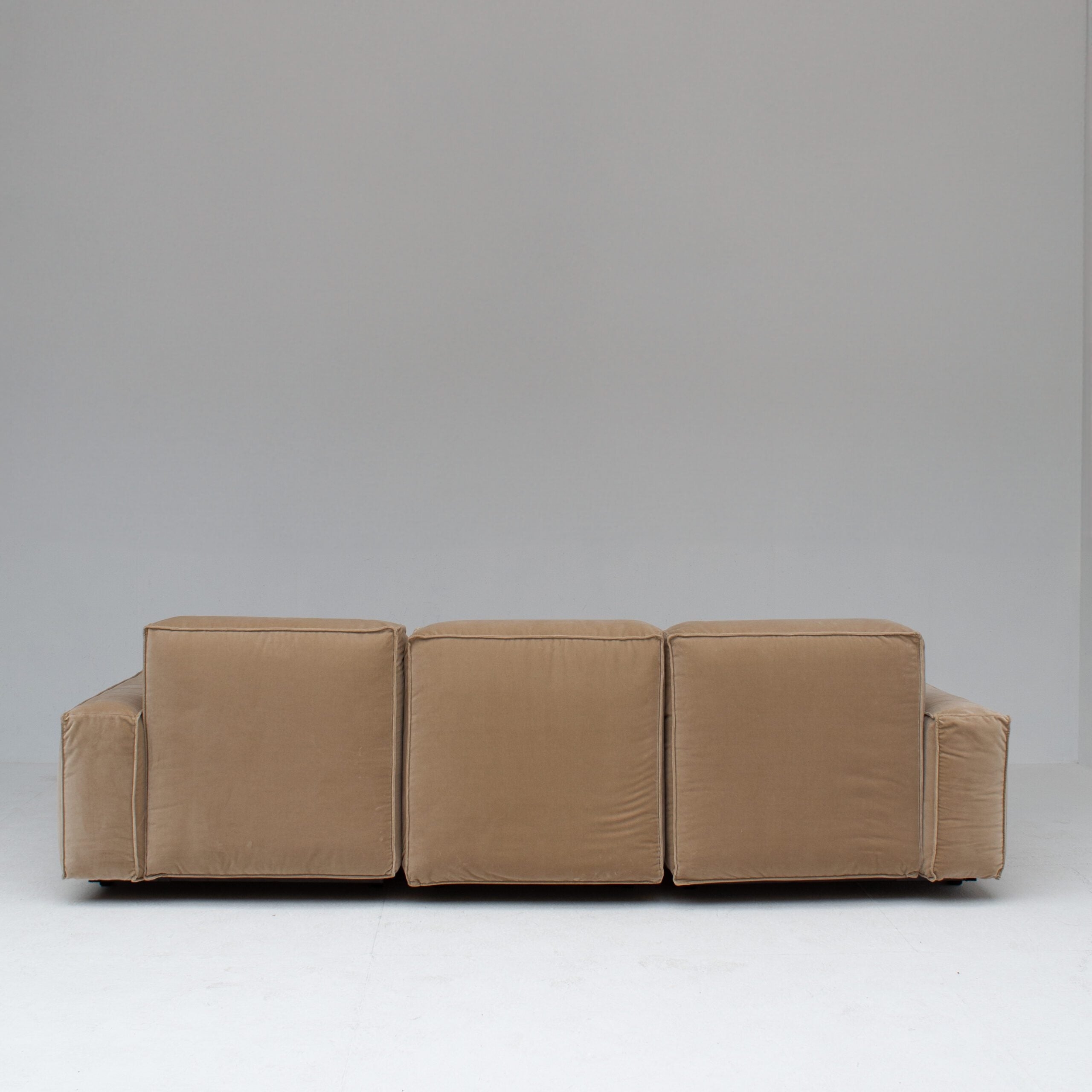 Marenco Marechiaro Modular Sofa Set for Arflex — rear view of beige fabric upholstery