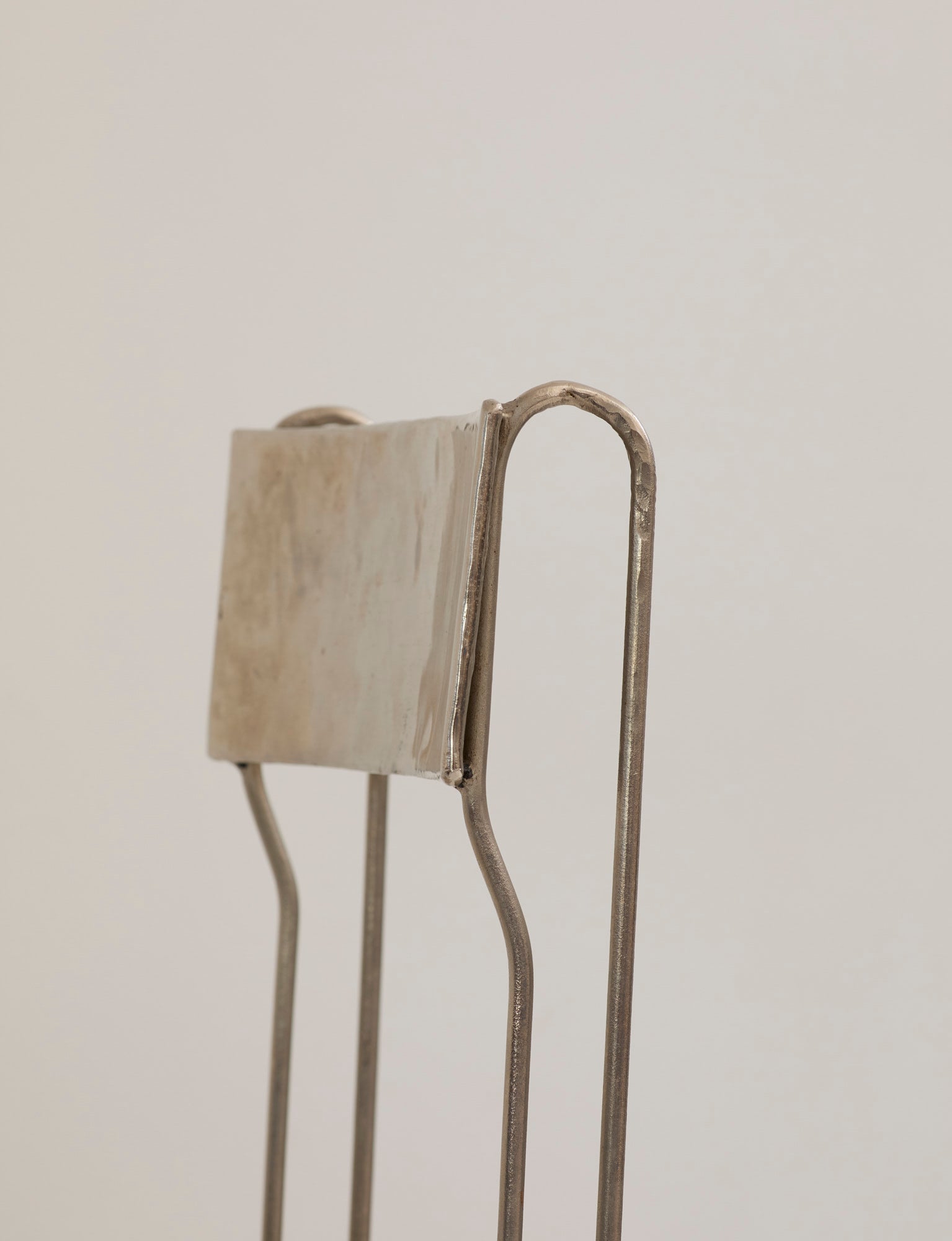 Set of 4 Metal Artist Dining Chairs from France Circa 1960-70