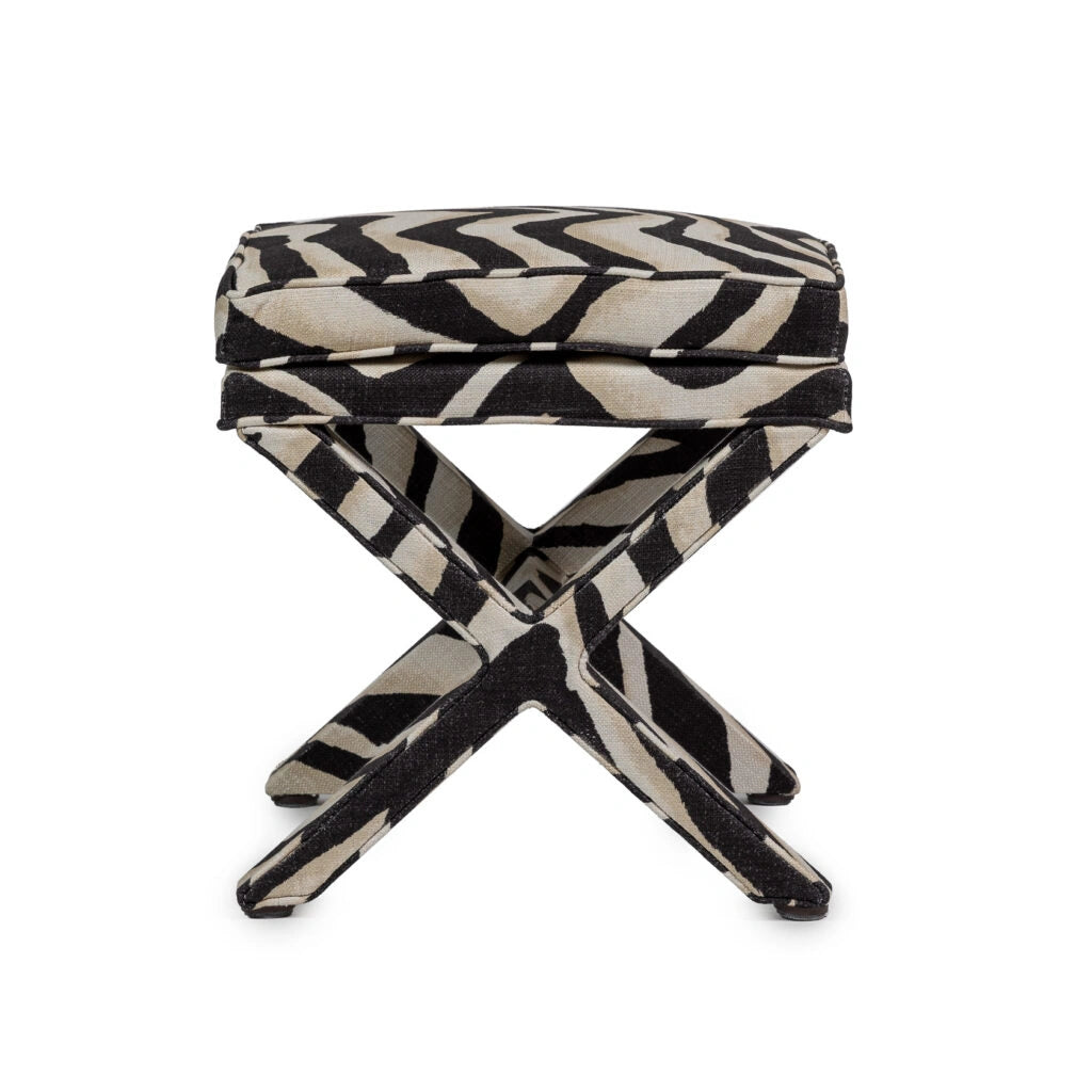 Marcel X Bench - Terranea Zebra by Ralph Lauren — detail view