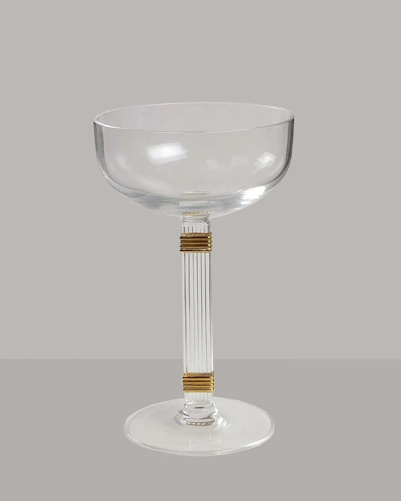 Champagne glasses by Christian Dior, from the Gaudron Gold Collection (1991 - 1999) by RELIC LONDON | The Oblist