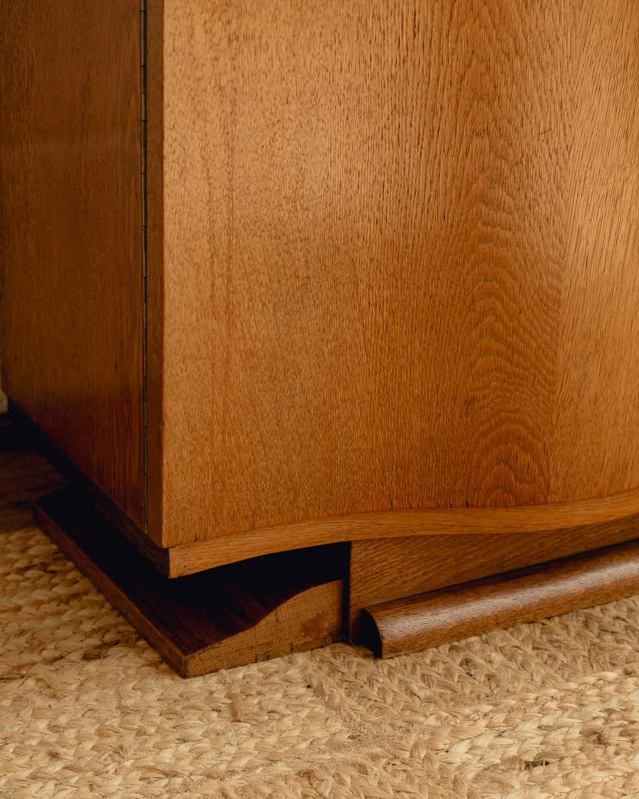 French Art Deco Oak Sideboard