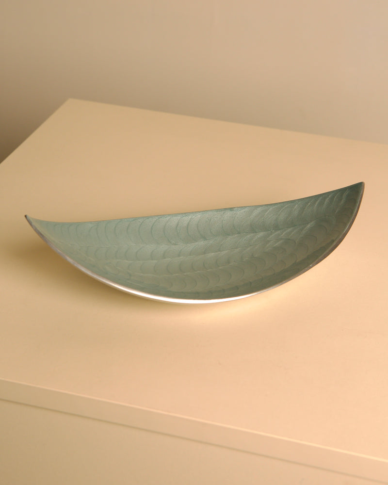 “Galassia” aluminum catchall by Brandani, 1980s by Treaptyque | The Oblist