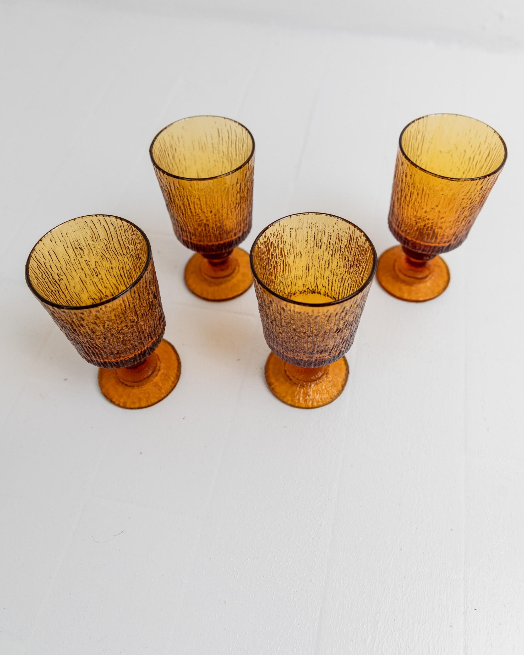 Vintage 1970s Wine Glasses by Bottega Jacobs | The Oblist