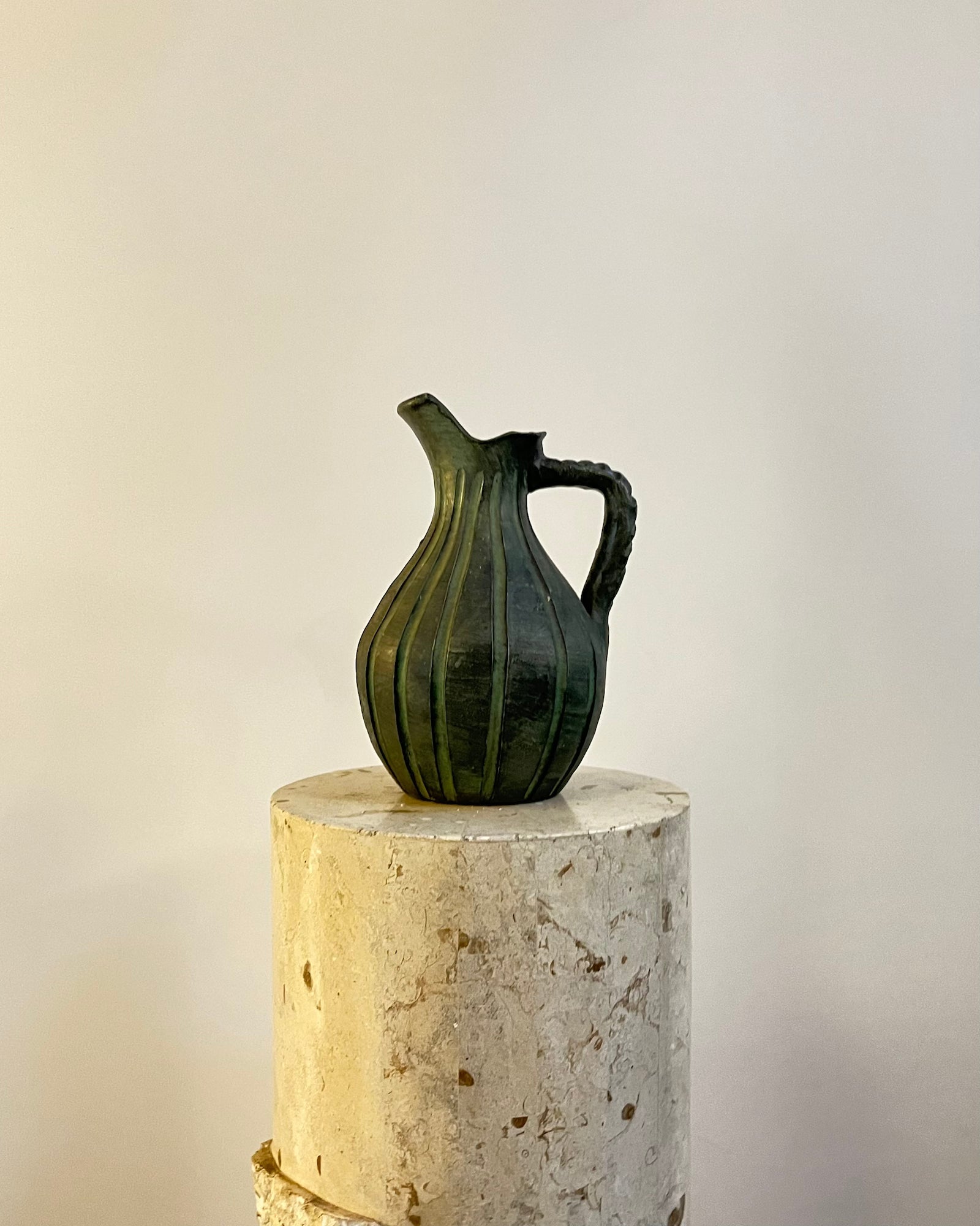 Vintage European Verdigris Lined Jug by Aesthete Label | The Oblist