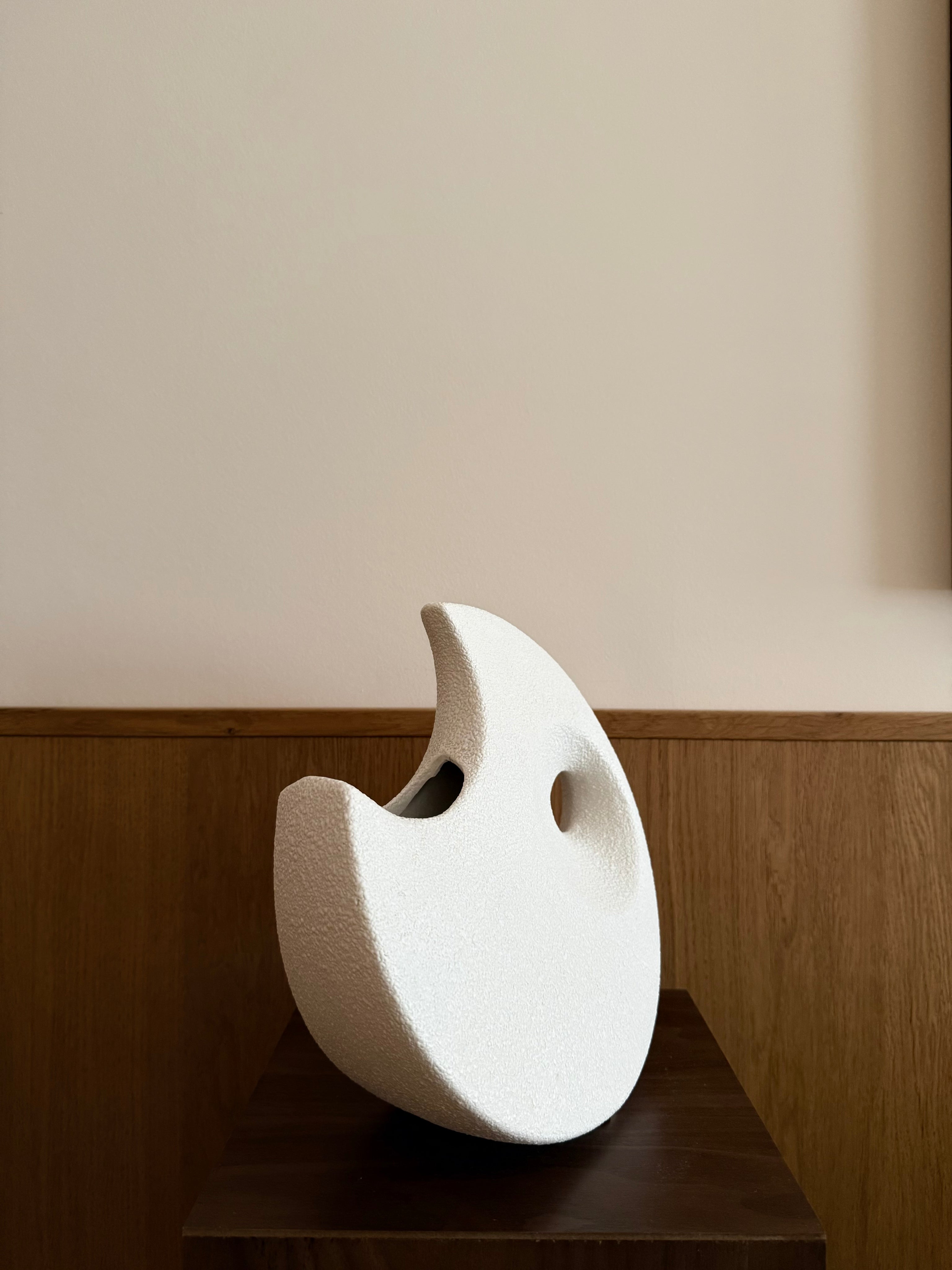 Sculptural Vase by Roberto Rigon for Bertoncello — detail view