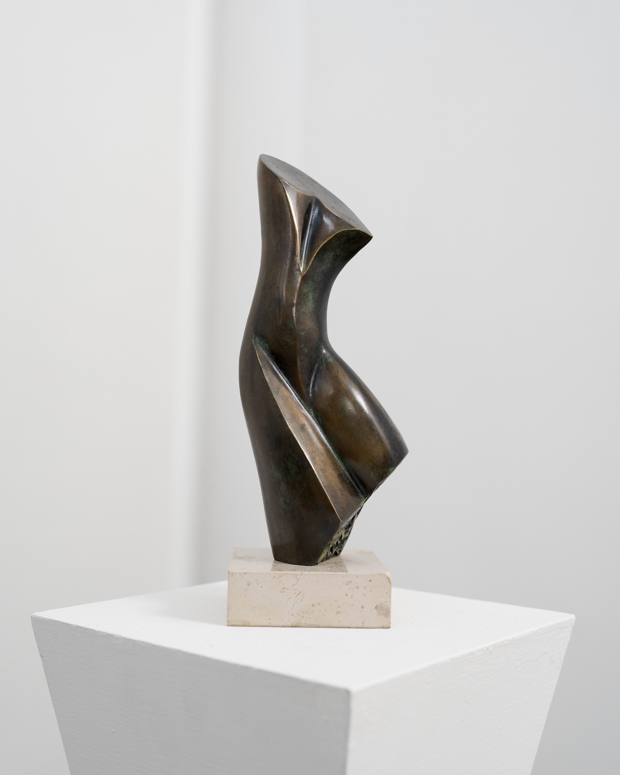 Abstract Sculpture in Bronze by Stanislaw Wysocki (b.1949)