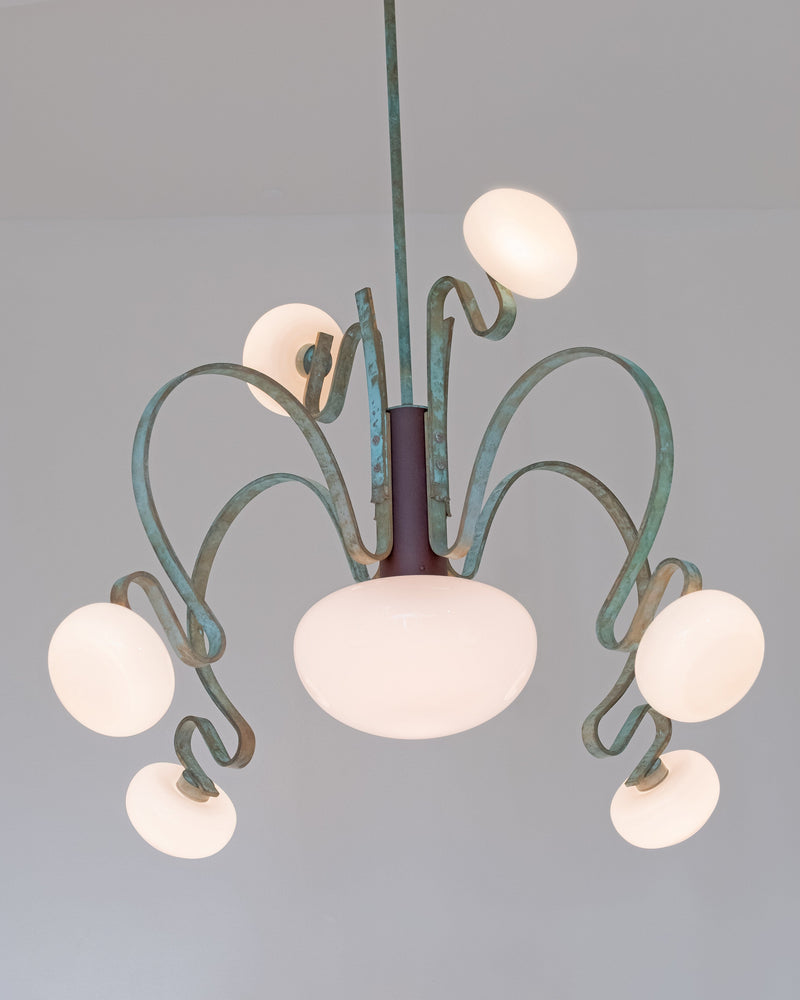 Coronette 7 Chandelier — lifestyle setting