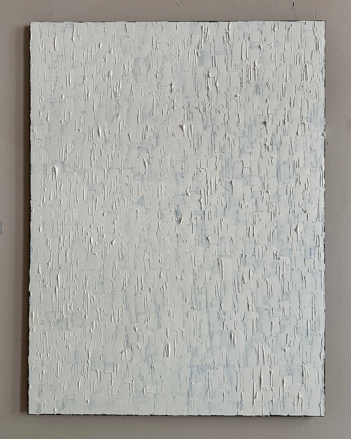 'Warm White - Heavy Texture' Painting by Roi Elmaliah | The Oblist