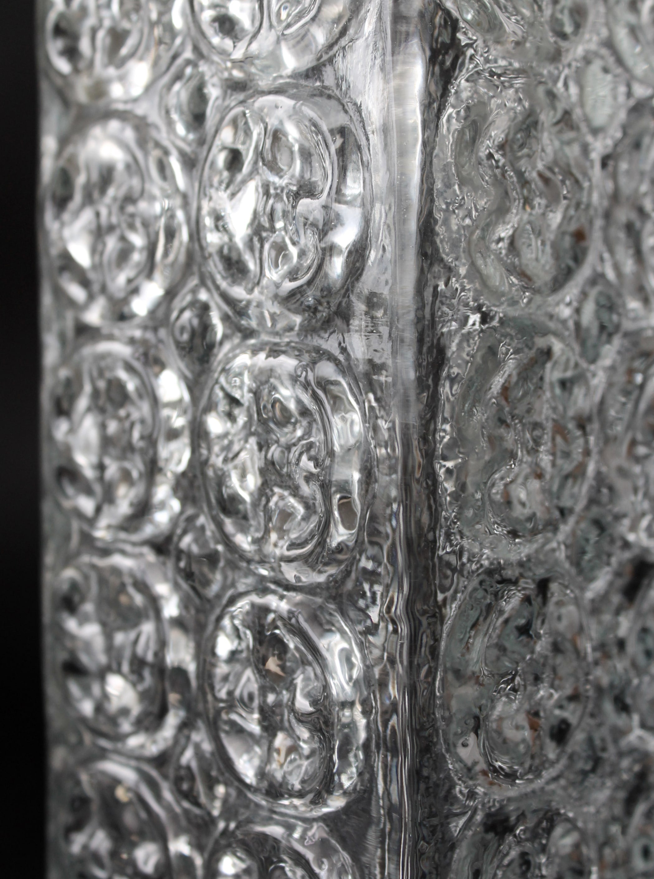 Vase en verre tchèque des années 70 A. Matura