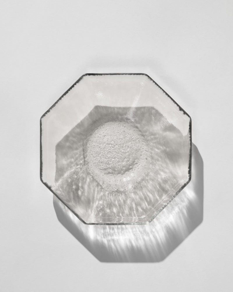 Agnes Plate - Set of two by Hein Studio | The Oblist — clear glass, modern design