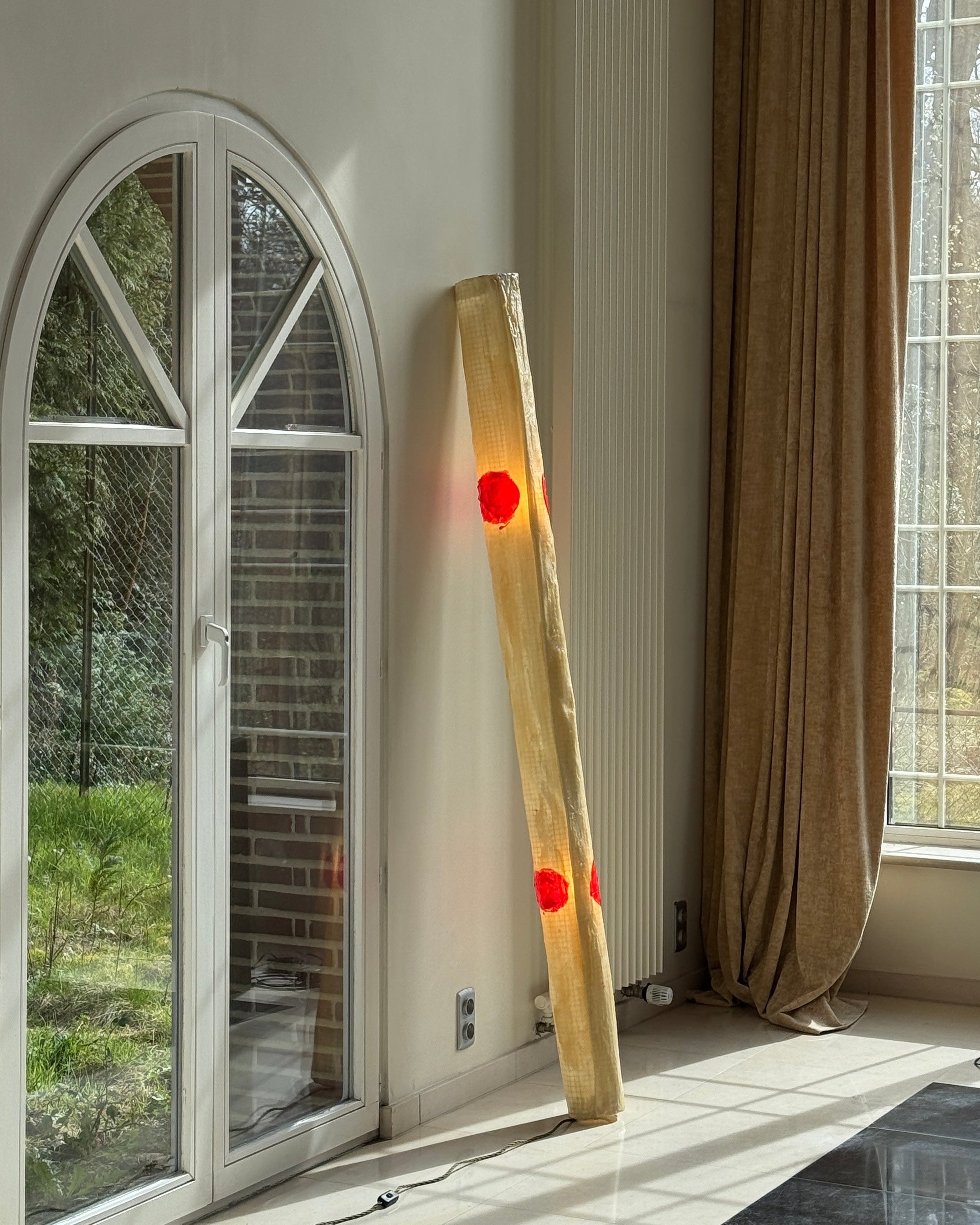 Red Nodes floor Lamp Series by Teo Rhe | The Oblist